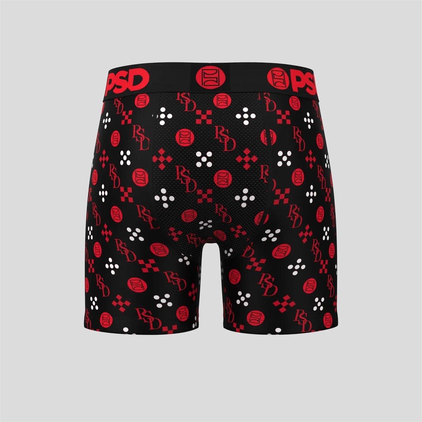 Multicolorido - PSD Underwear - Men's Luxury Red Boxer Briefs - 2