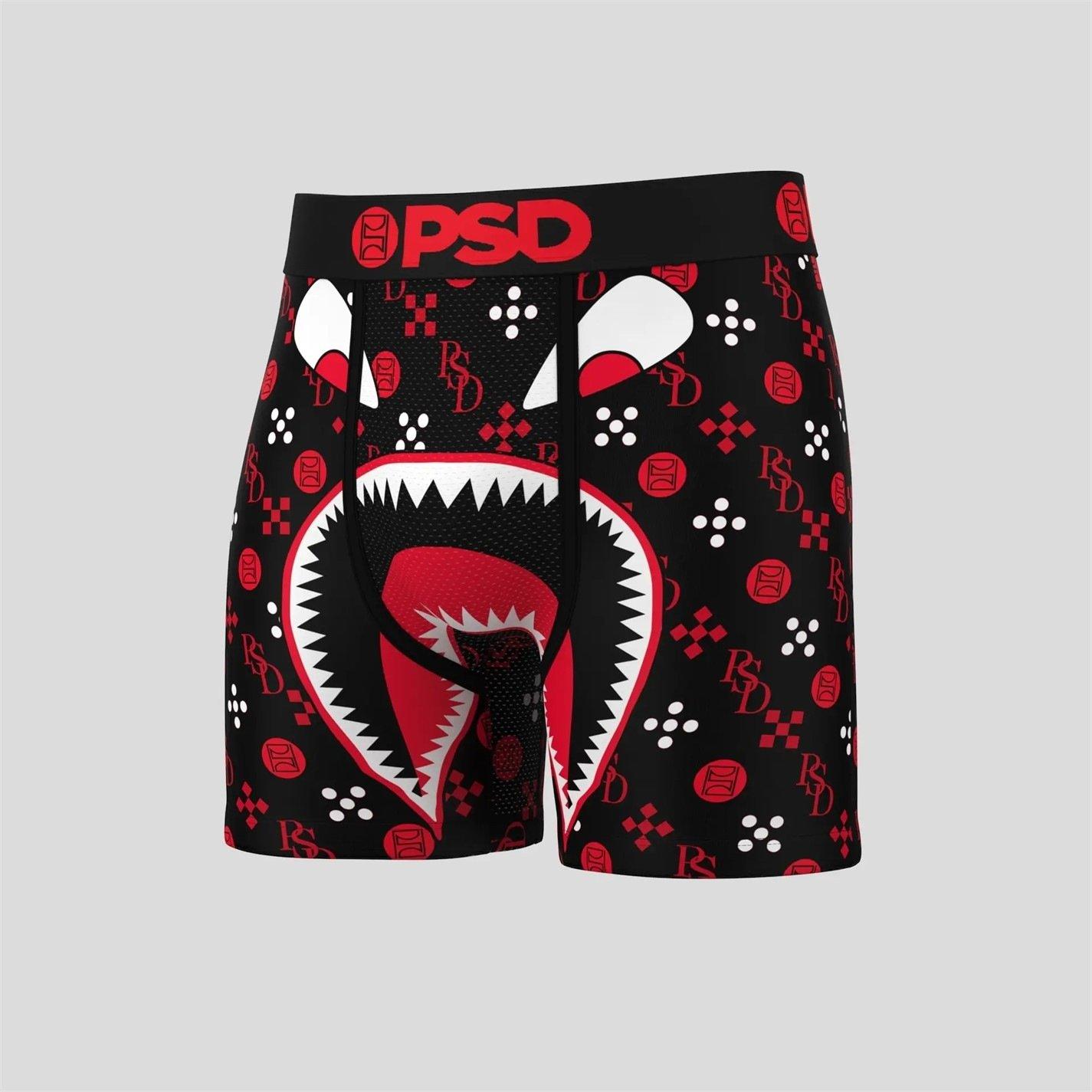 Multicolorido - PSD Underwear - Men's Luxury Red Boxer Briefs - 3