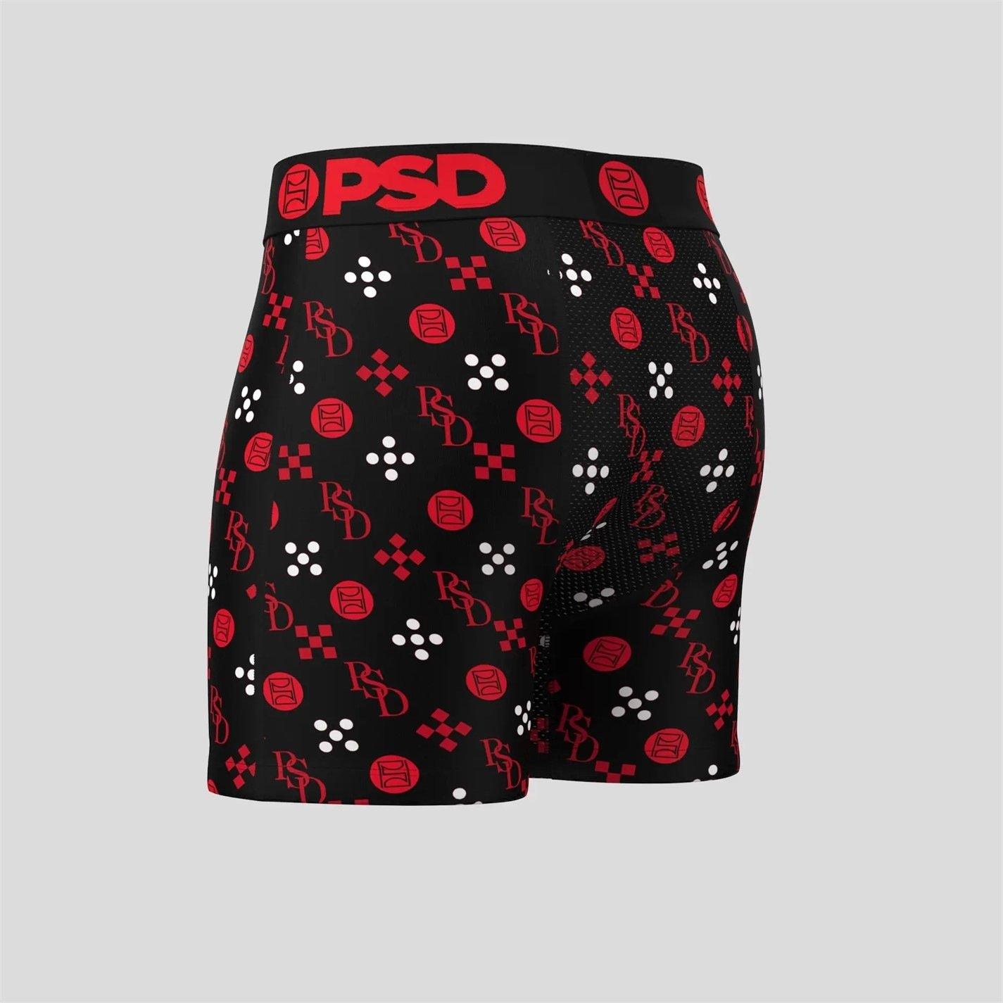 Multicolorido - PSD Underwear - Men's Luxury Red Boxer Briefs - 4