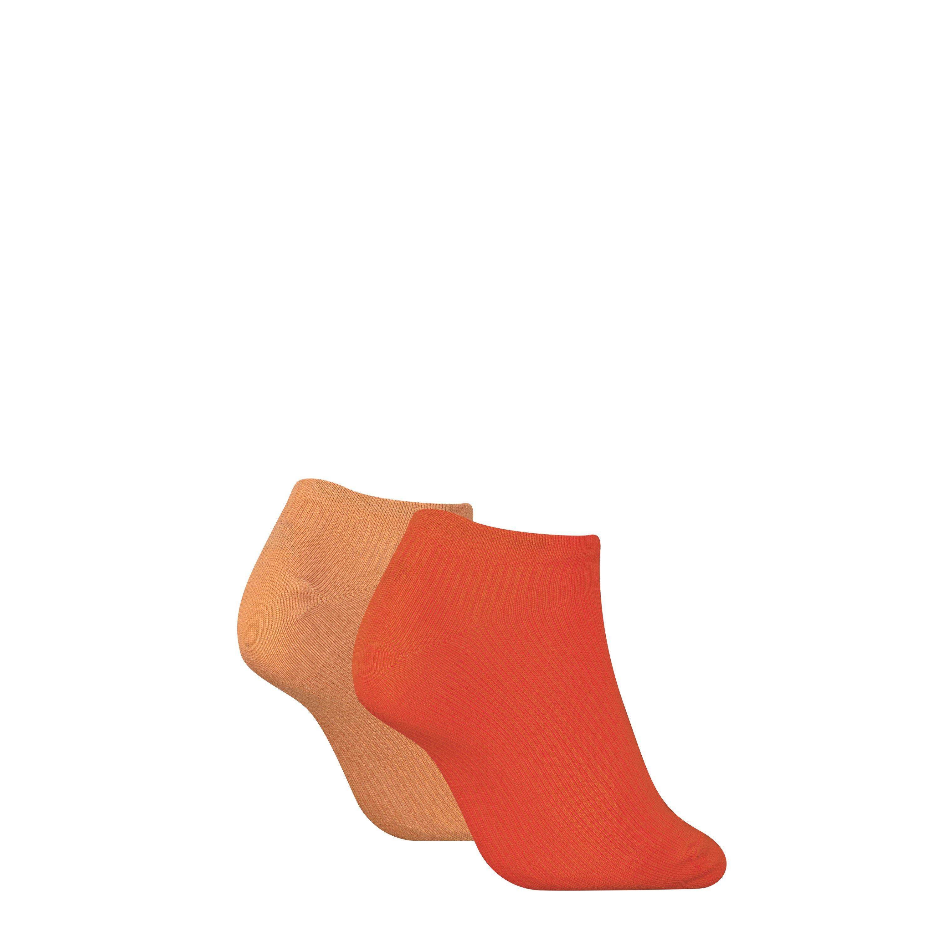 Flame Orange - Puma - Women's Rib Trainers Socks - 2