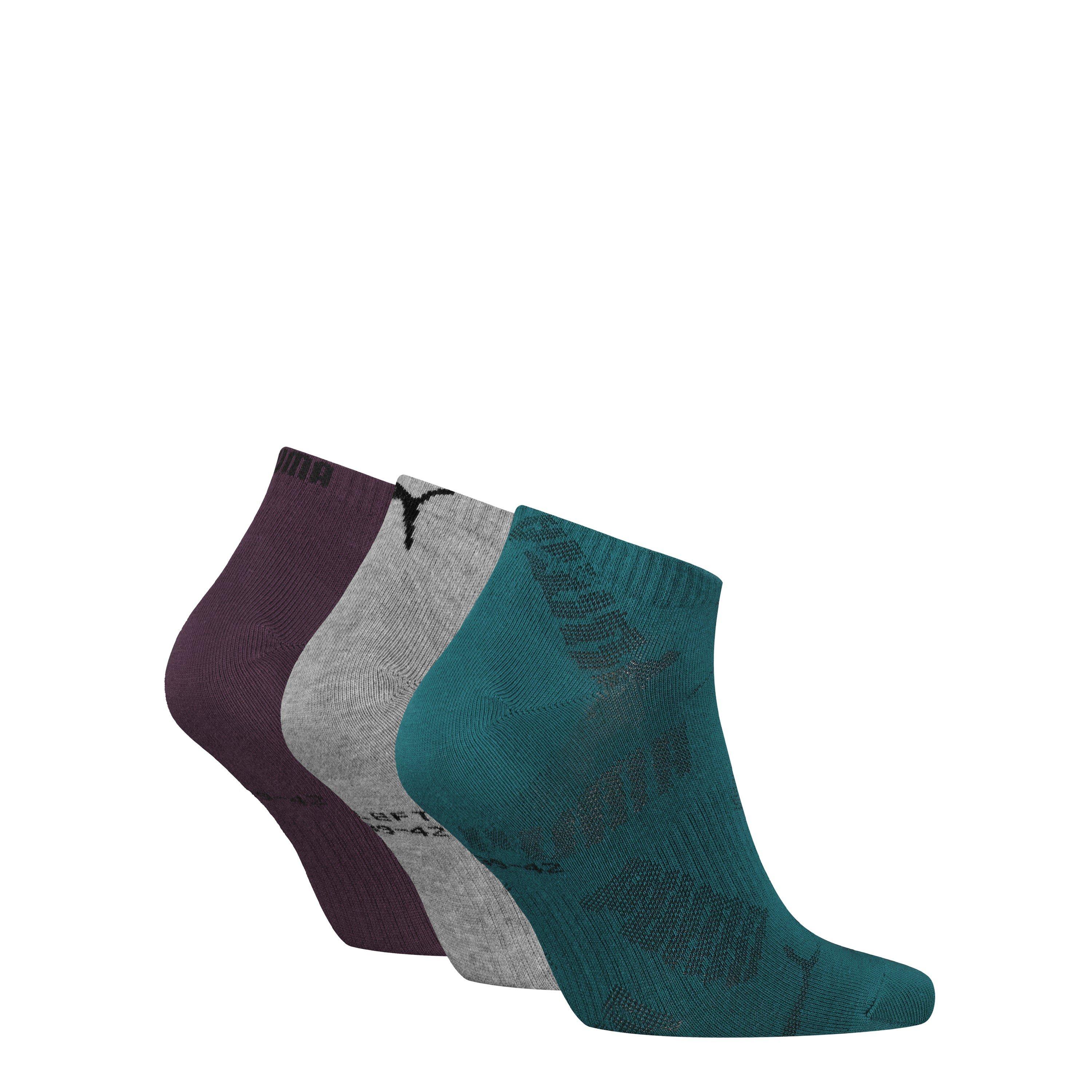 Green Combo - Puma - Adults Mesh Trainers Sock - 2