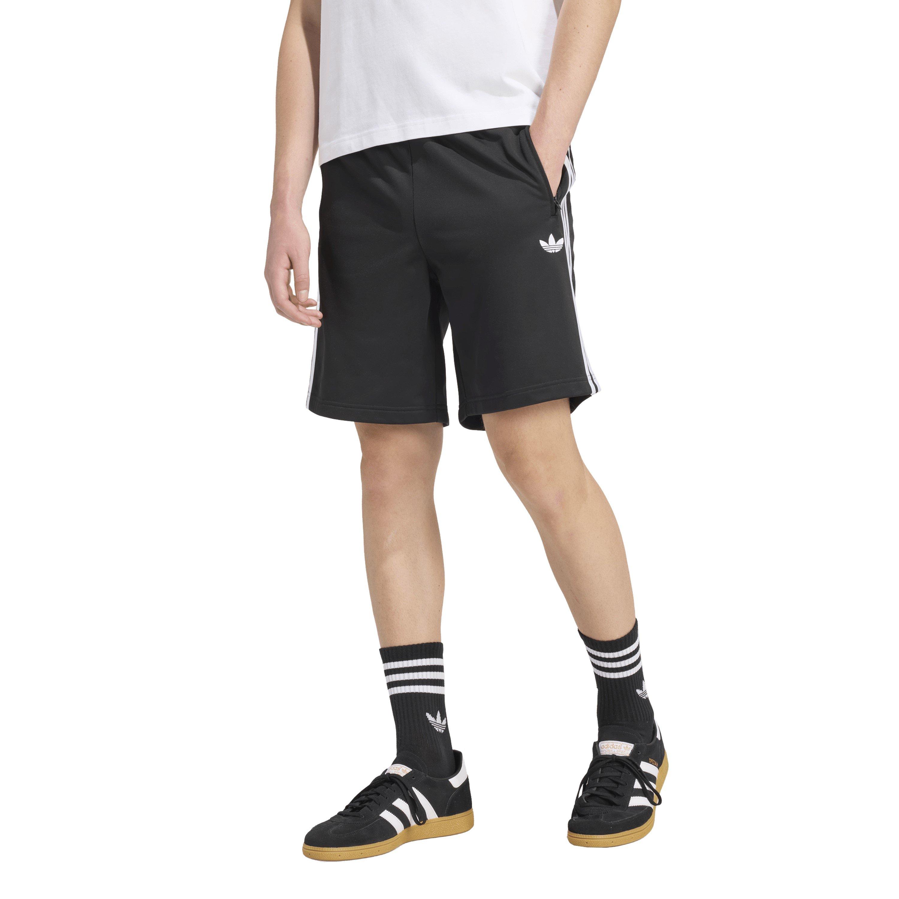 Black - adidas Originals - Men's Woven Tracksuit Shorts - 2