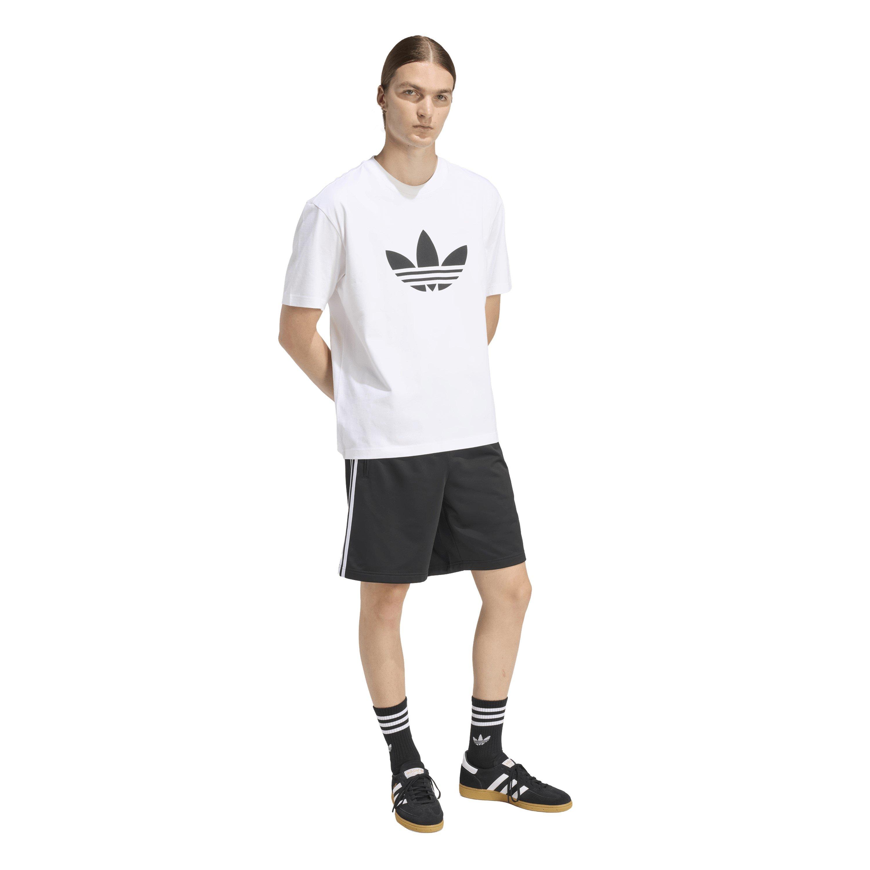 Black - adidas Originals - Men's Woven Tracksuit Shorts - 6