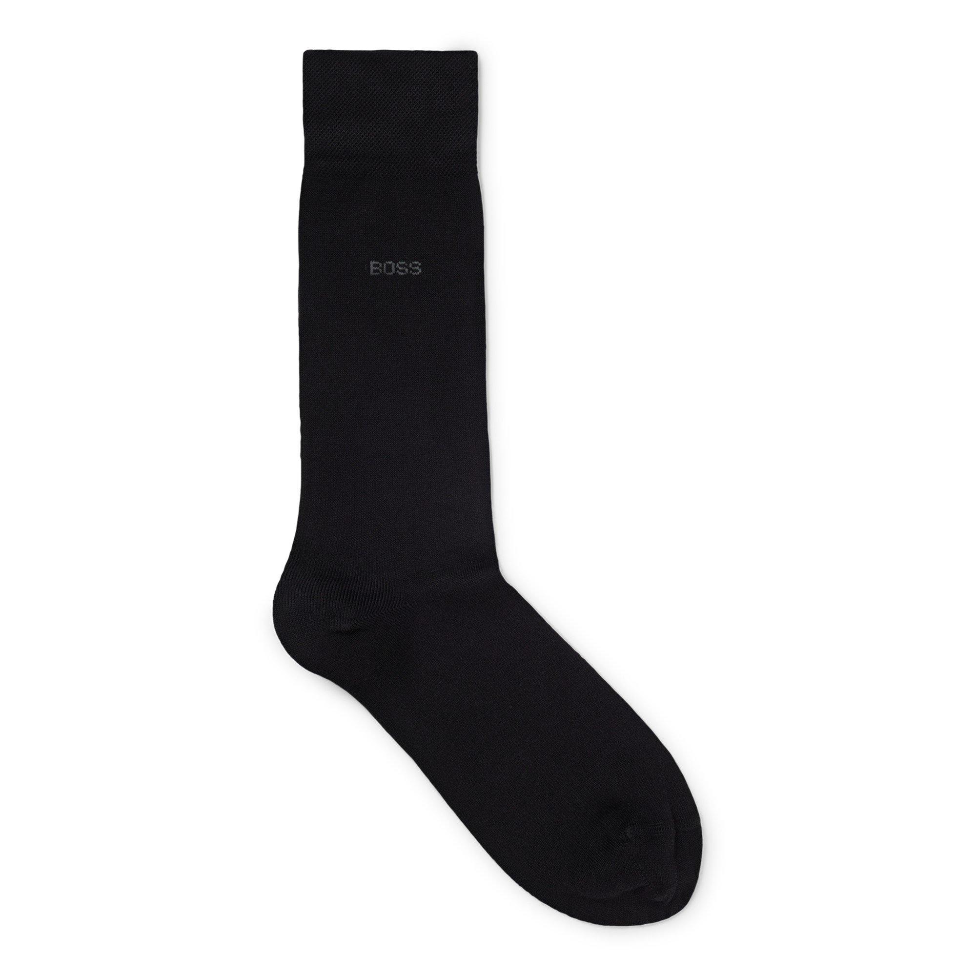 Black - Boss - Men's Edward Rs Gentle Vi Crew Socks - 1