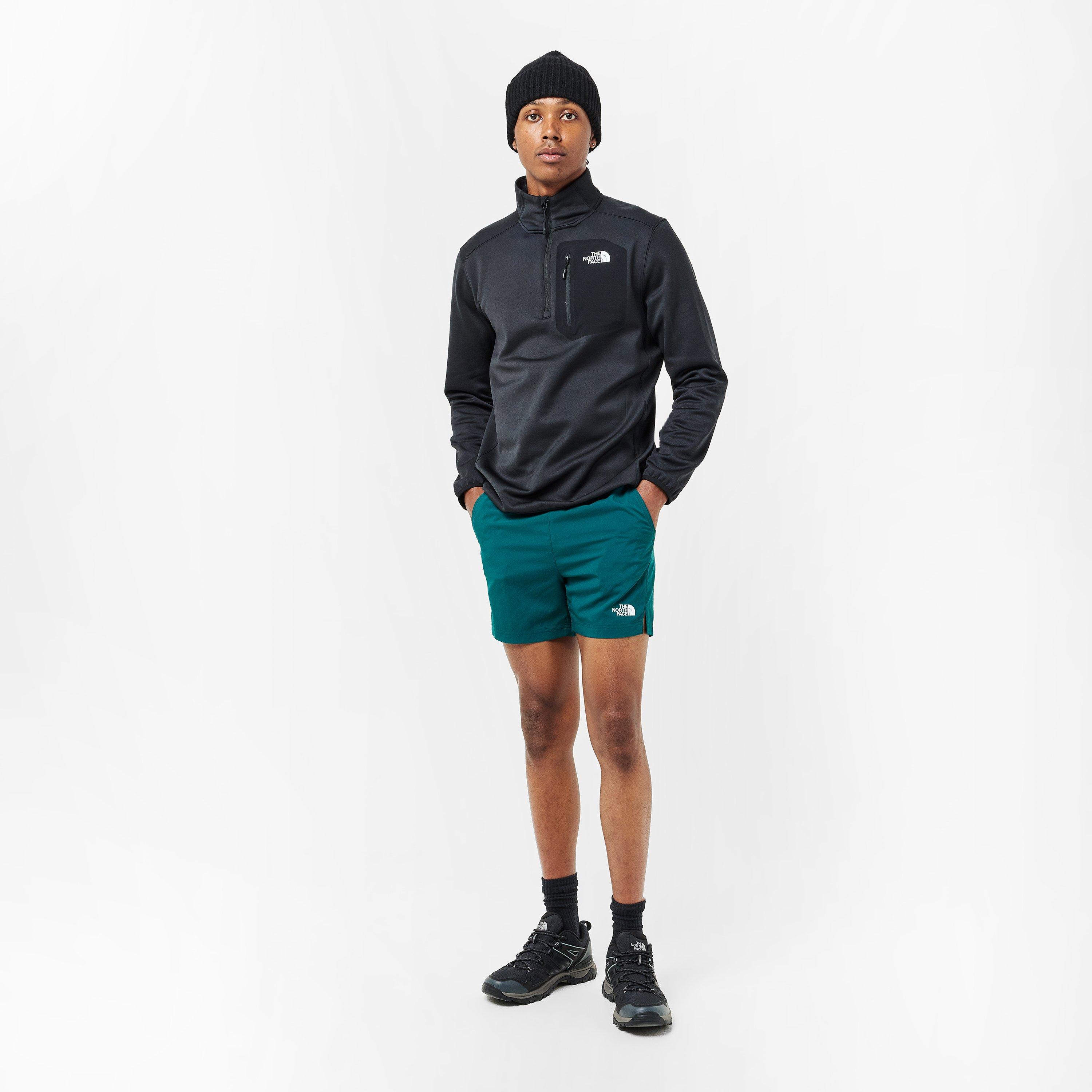 Deep Nori - The North Face - Men's TNF 24/7 Woven Tracksuit Shorts - 6