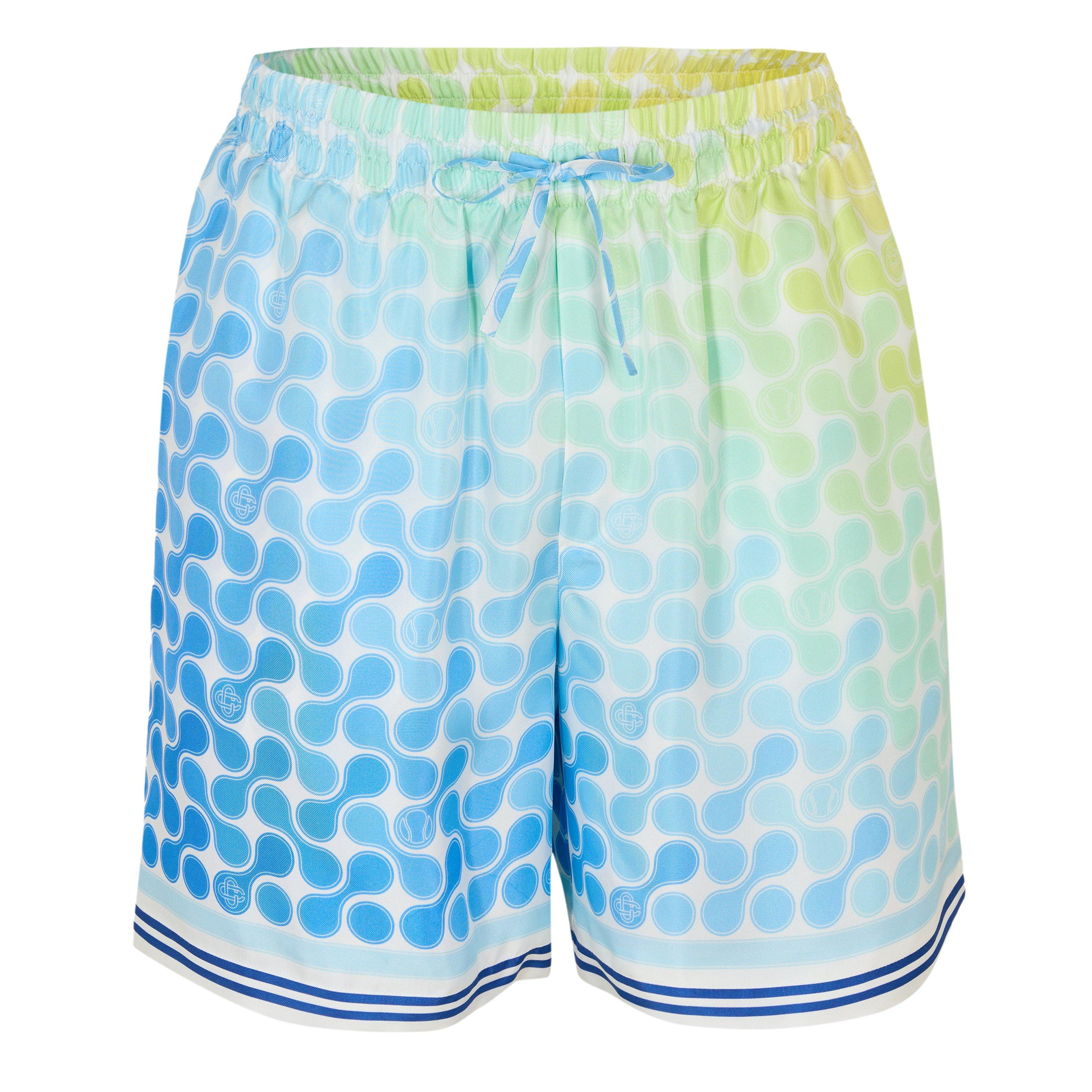 Casablanca Men's Woven Tracksuit Shorts - Blue - X Large