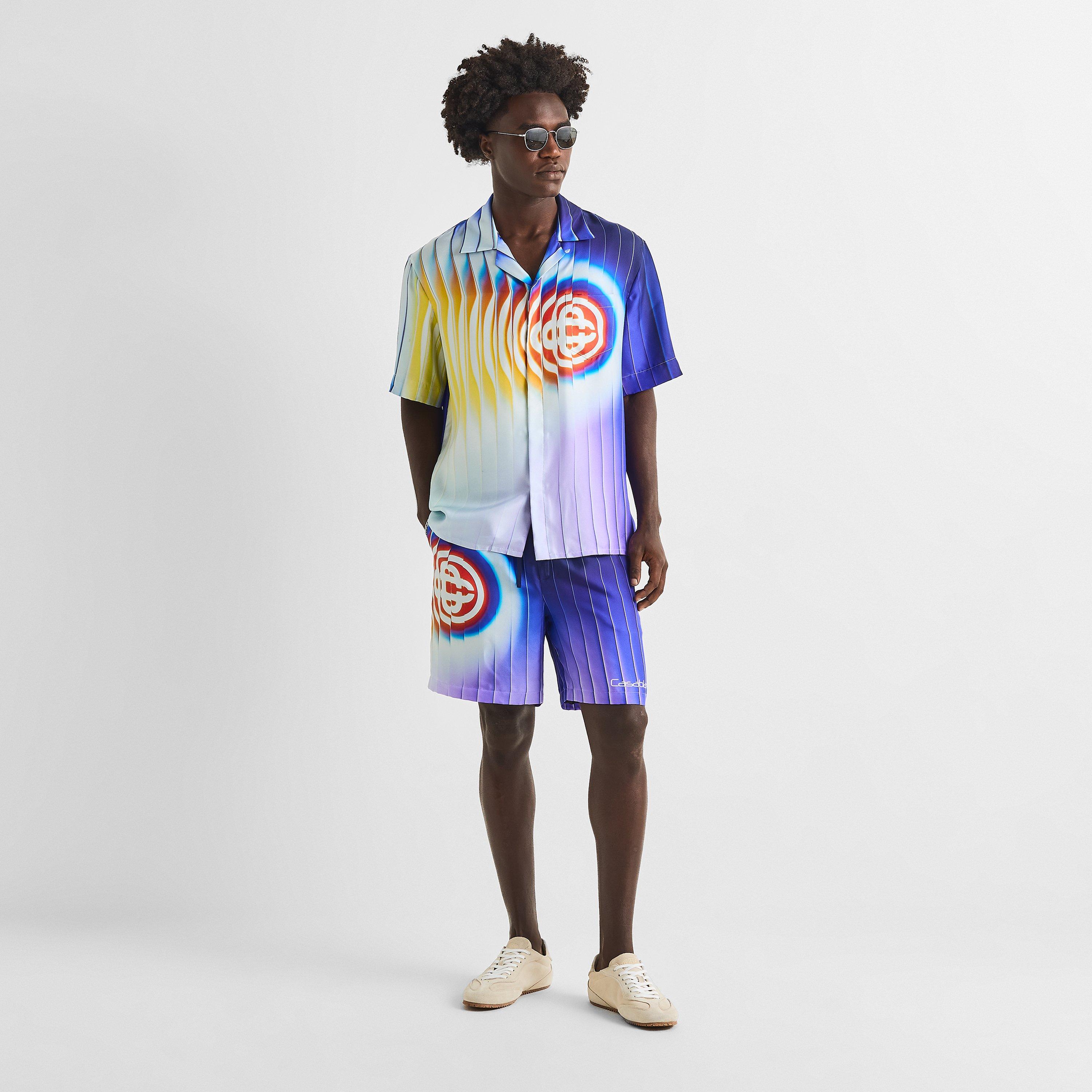 Multi - Casablanca - Men's Woven Tracksuit Shorts - 6