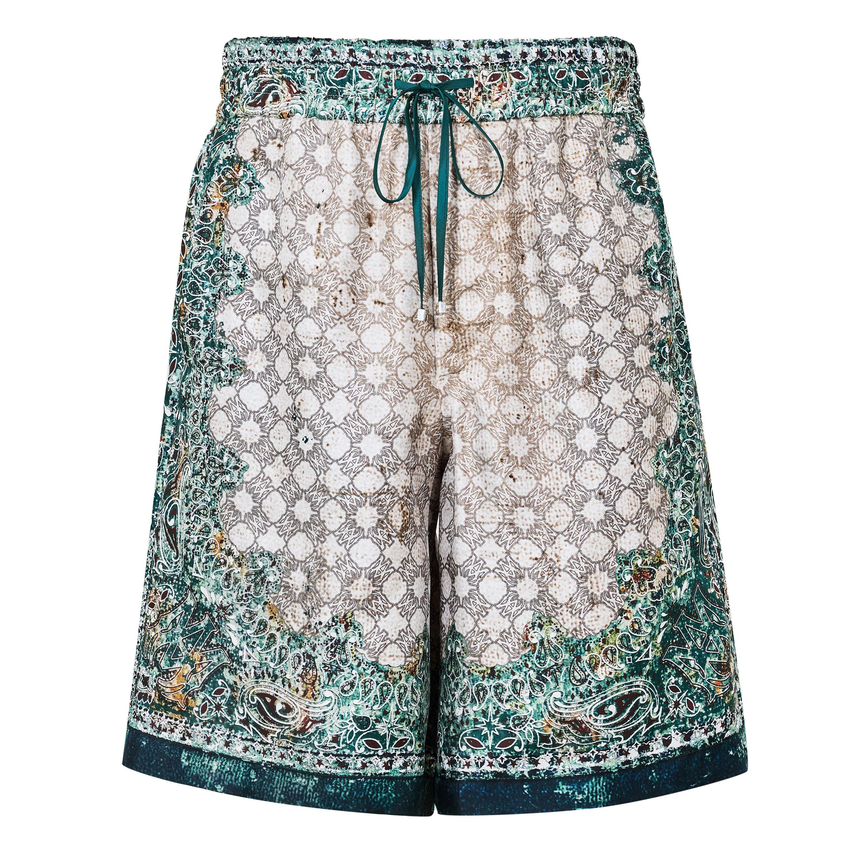 Amiri Men's Bandana Woven Tracksuit Shorts -  - L