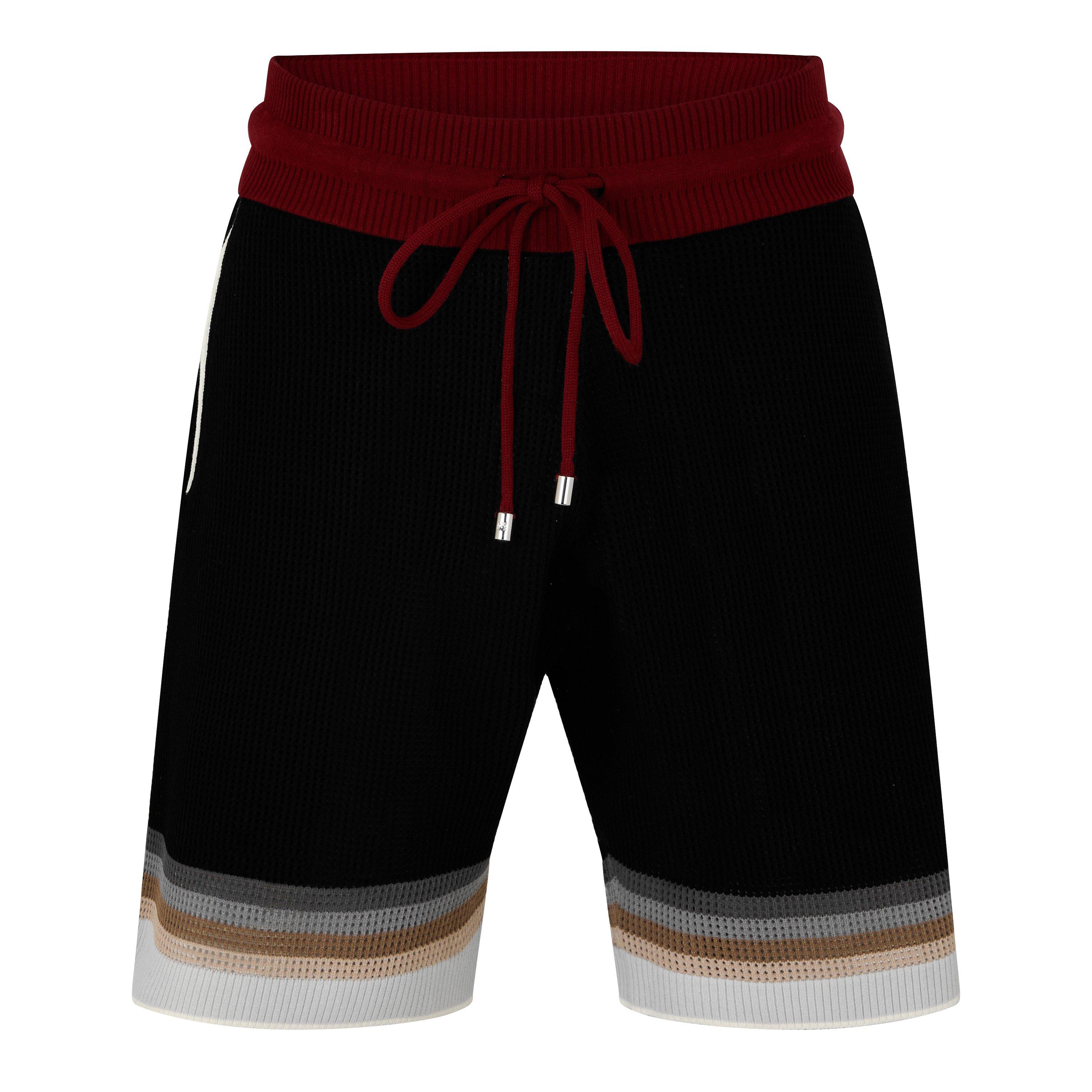 Amiri Men's Woven Tracksuit Shorts - Black - L