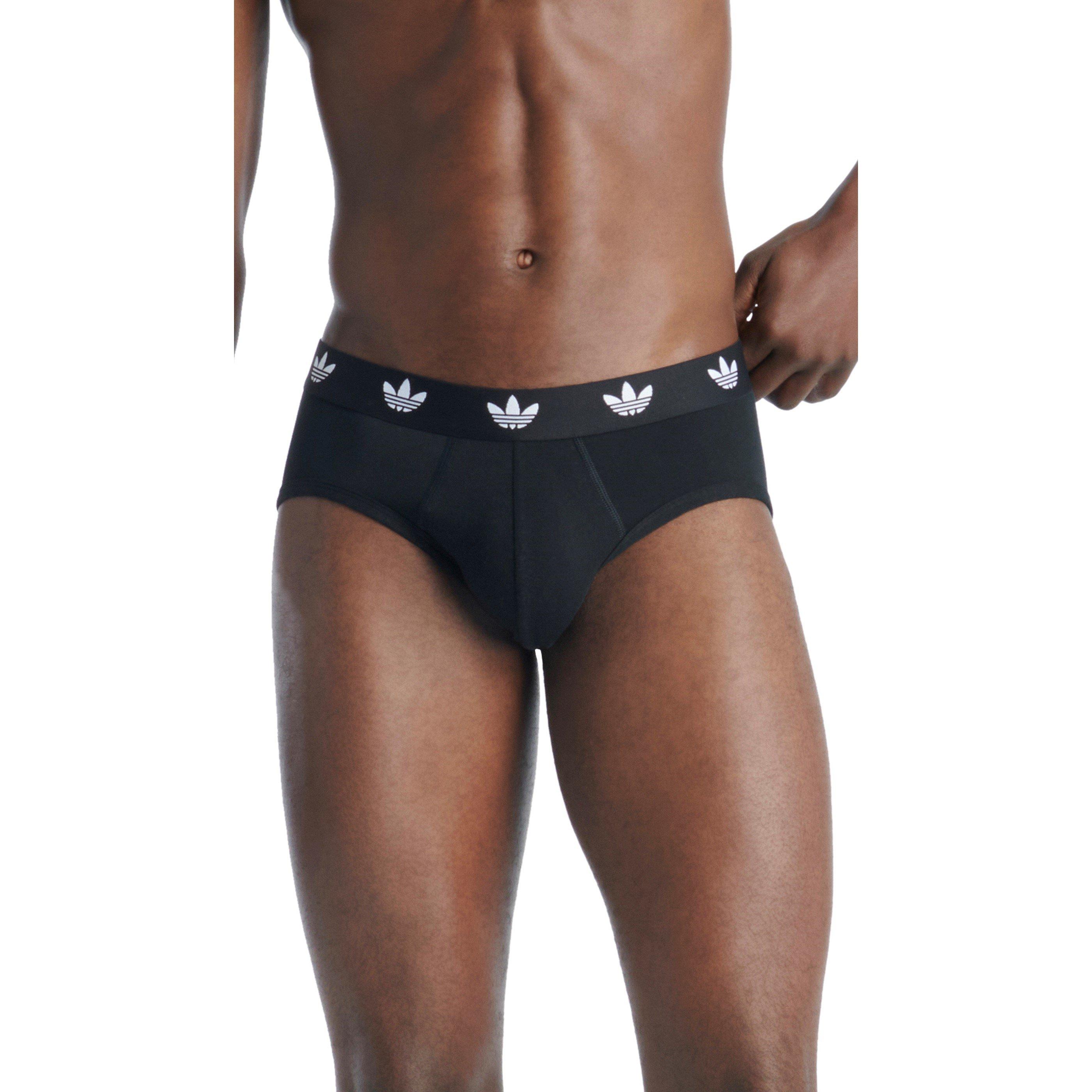 Black - adidas Originals - Comfort Flex Cotton 3Pack Briefs - 3