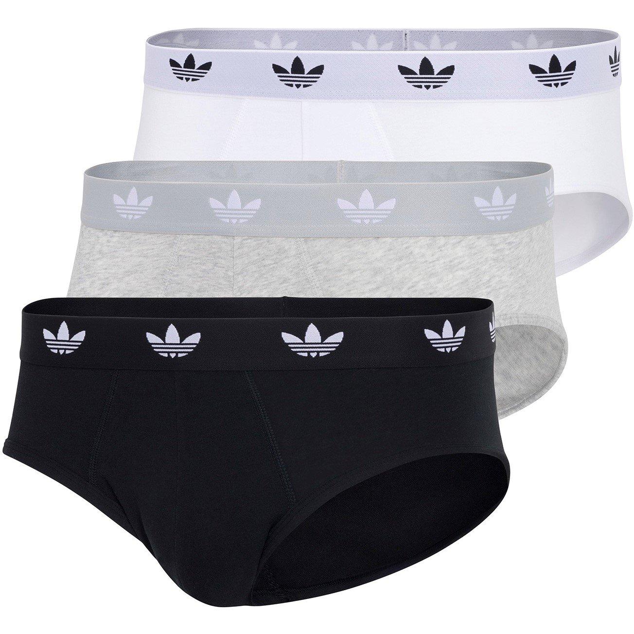 Assorted - adidas Originals - Comfort Flex Cotton 3Pack Briefs - 1
