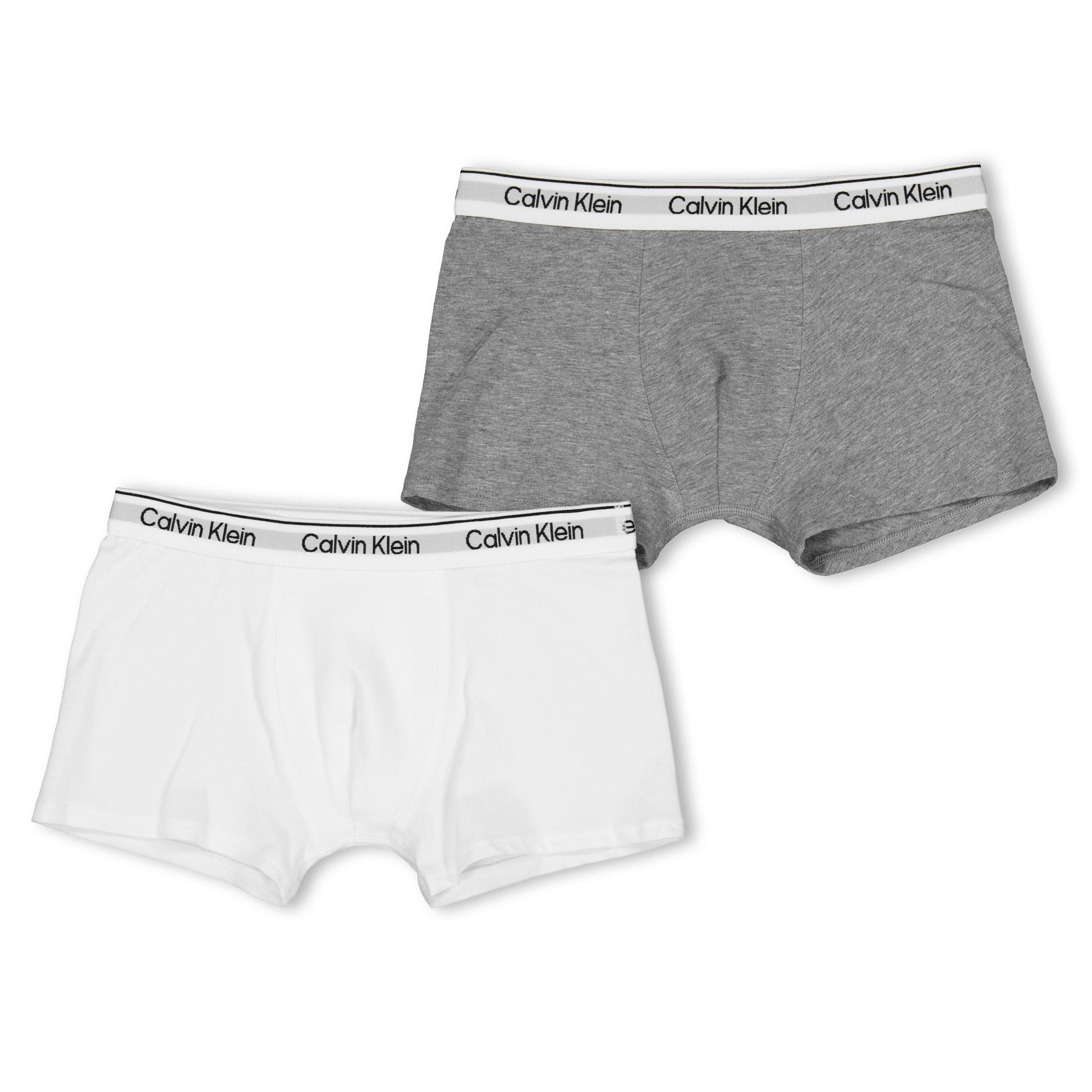 Calvin Klein Boys Kids' Trunks - Grey/White 0Ue - 10-12Y
