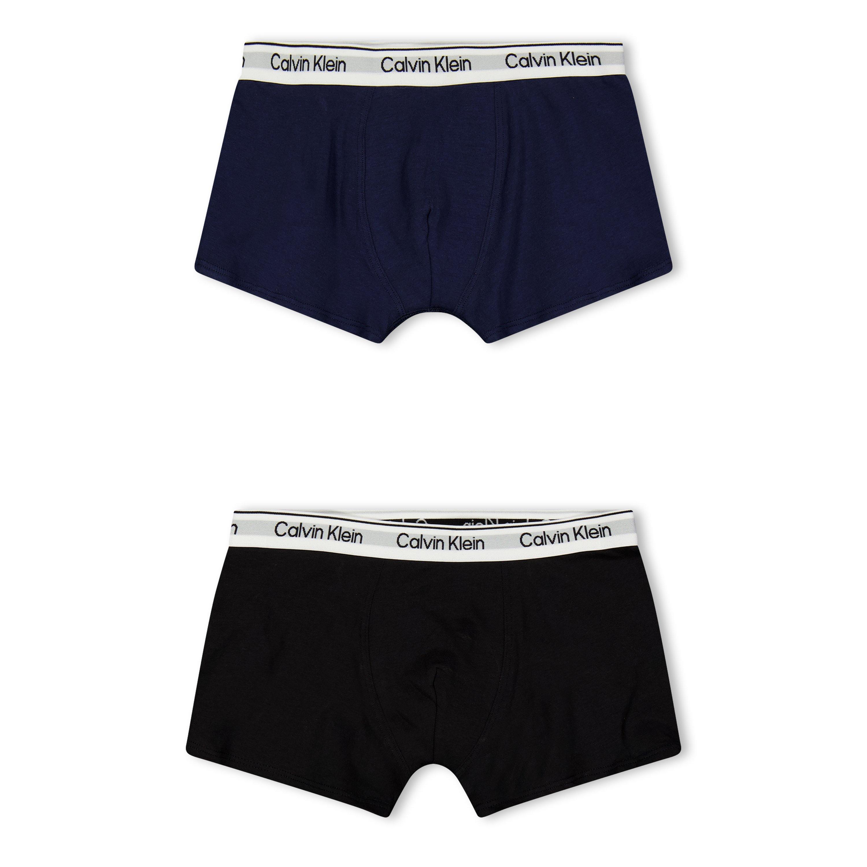 Calvin Klein Boys Kids' Trunks - Black/Iris 0Sd - 14-16Y