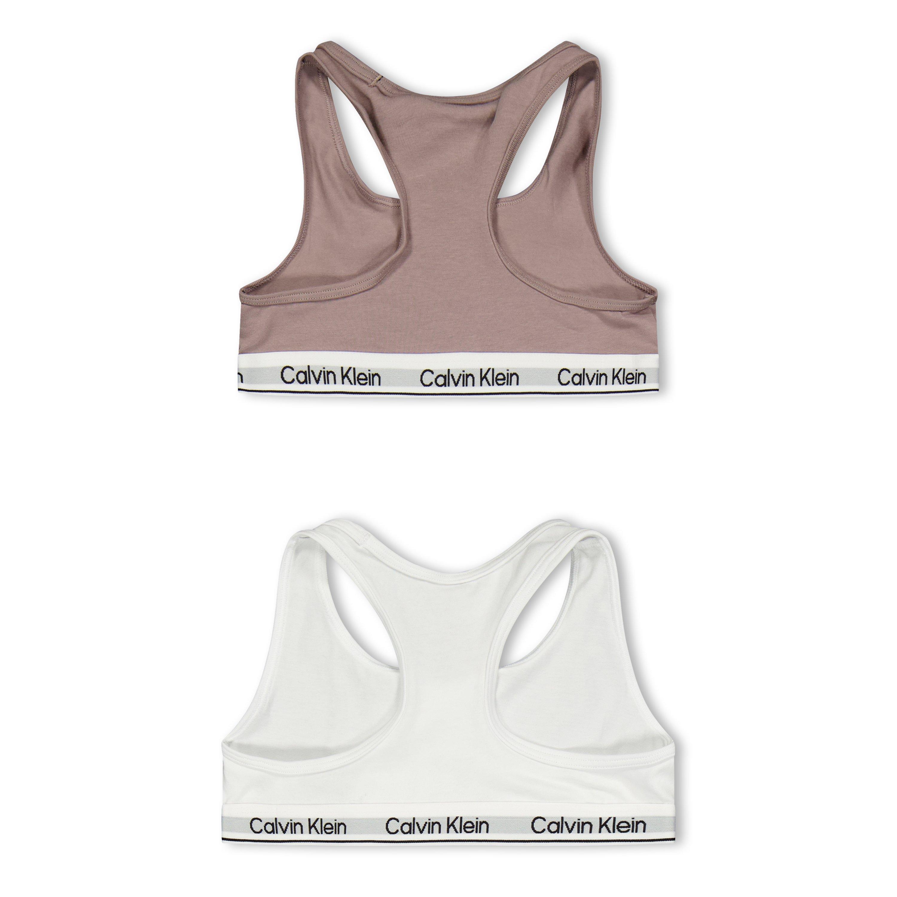 White/Dust 0WS - Calvin Klein - Kids' Non Wired Bralette - 2