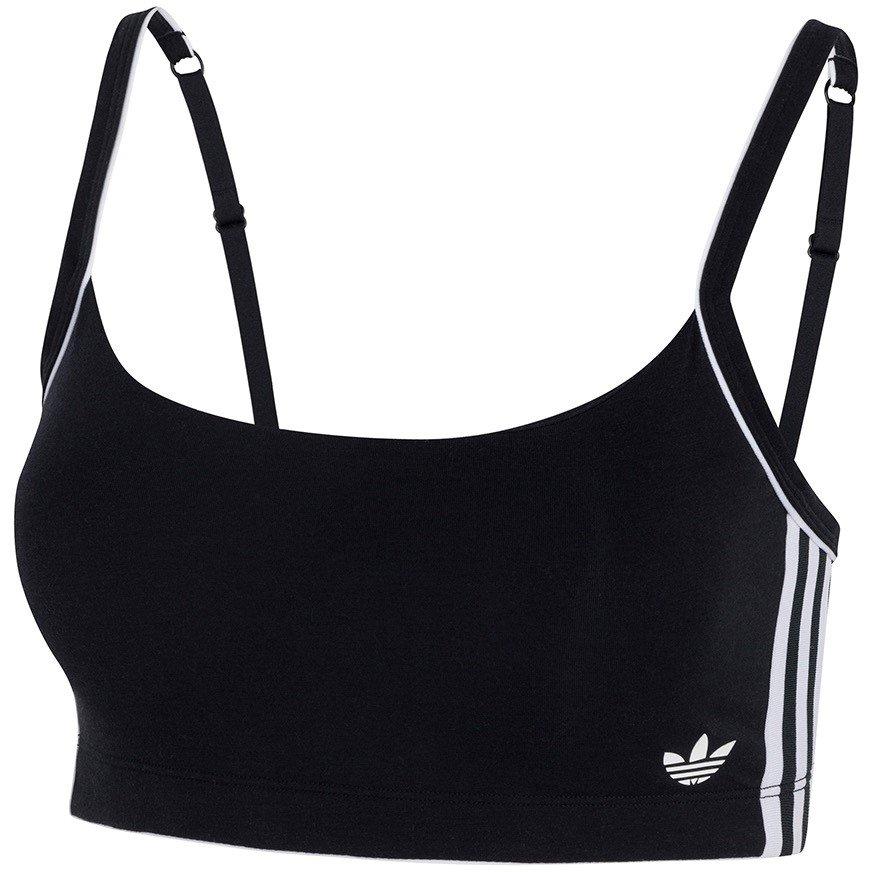 Black - adidas Originals - Originals Adicolor Comfort Flex Cotton Bralette - 1