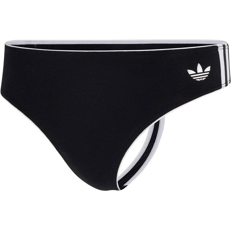 Black - adidas Originals - Originals Adicolor Comfort Flex Cotton Thong - 1