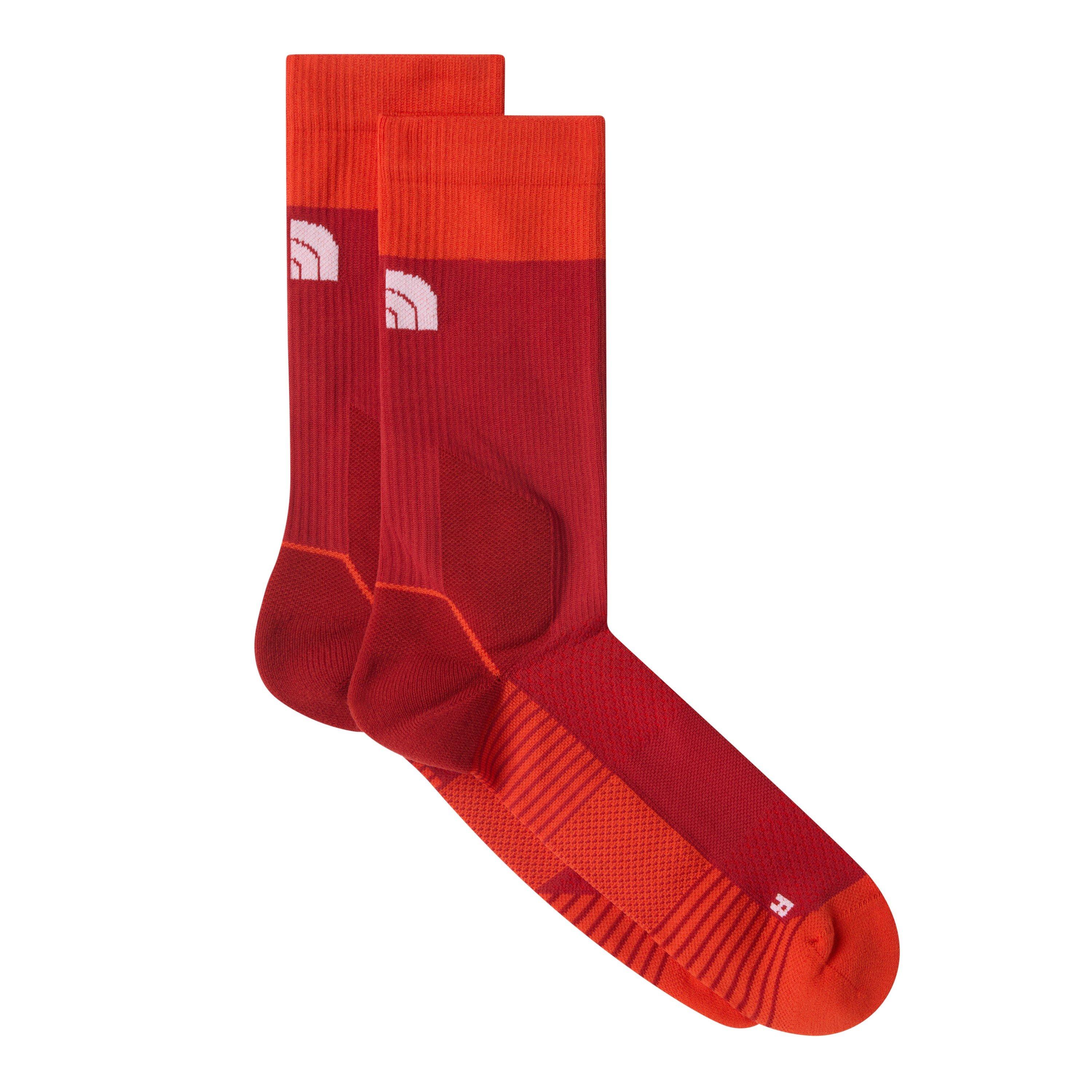 Lava Red - The North Face - TNF Trail Run Crew Socks - 1