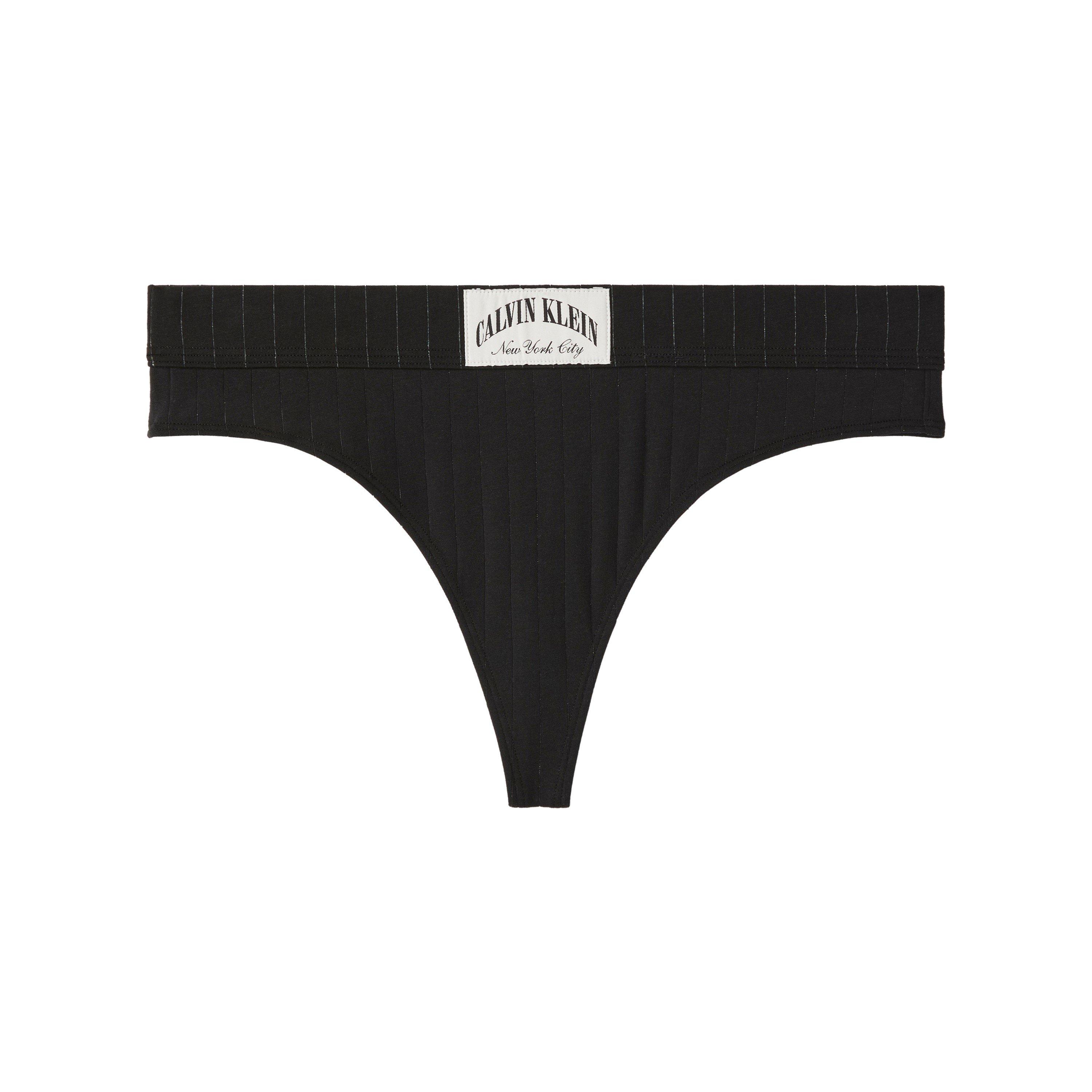 Calvin Klein Women's Thong - Black - 10 (S)