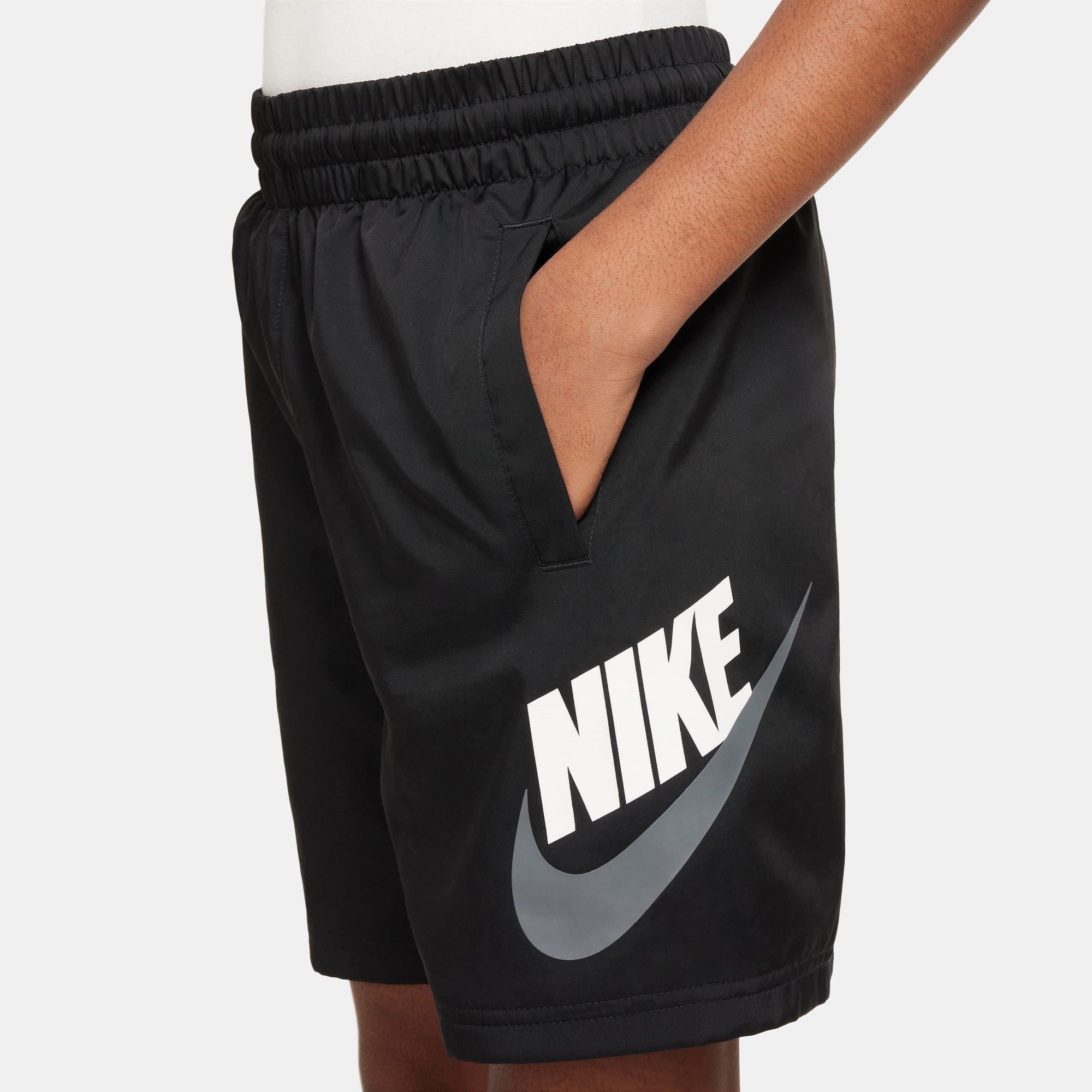 Zwart/Wit - Nike - Logo Woven Shorts Juniors - 8