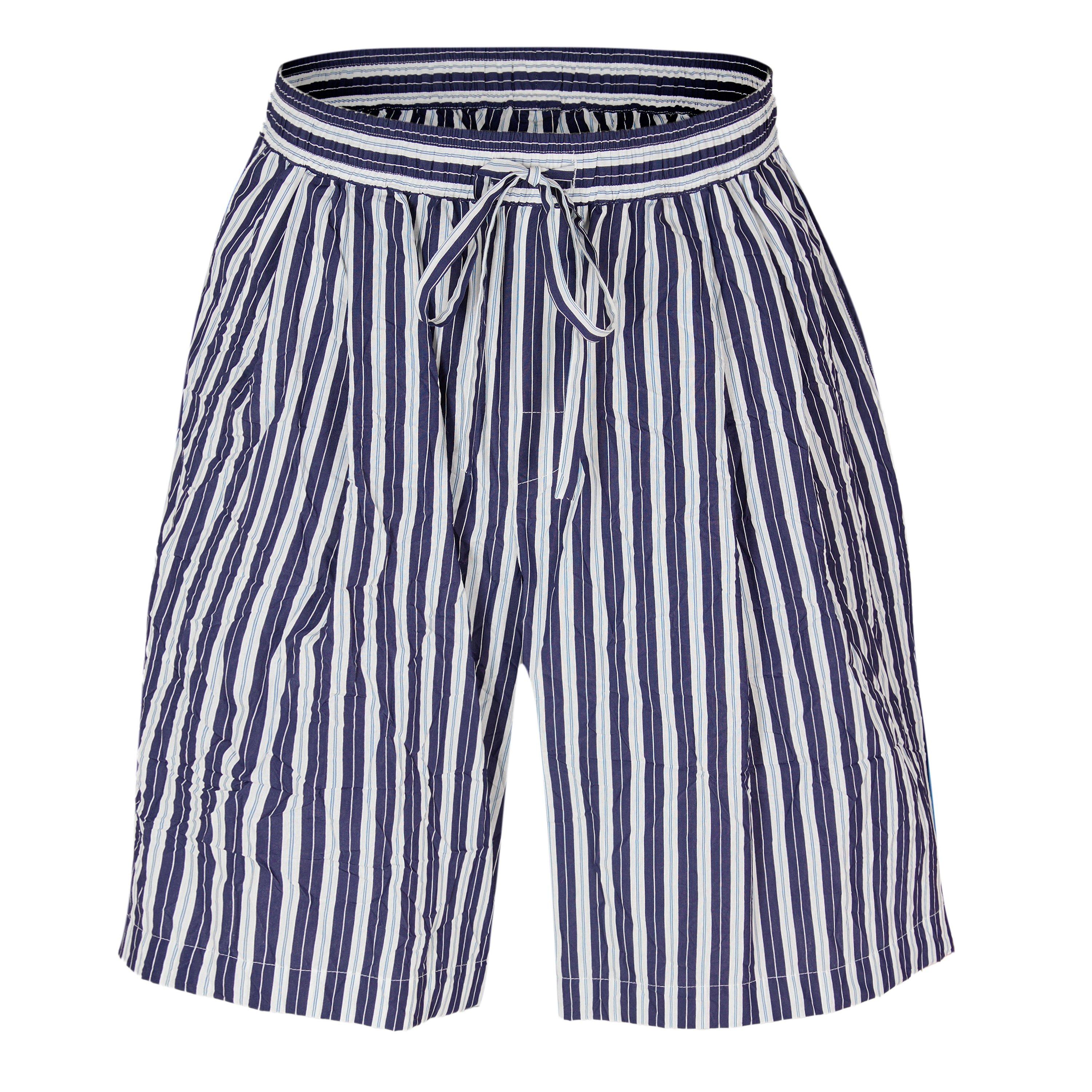 Dolce and Gabbana Men's Woven Tracksuit Shorts - Navy/White - M