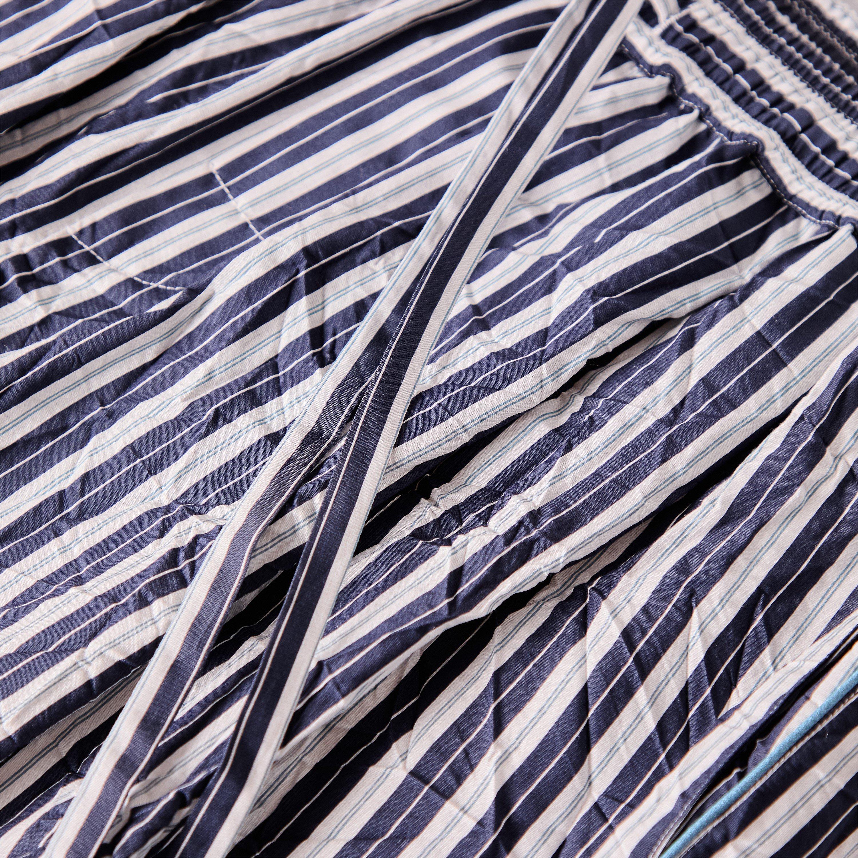 Navy/White - Dolce and Gabbana - Men's Woven Tracksuit Shorts - 3