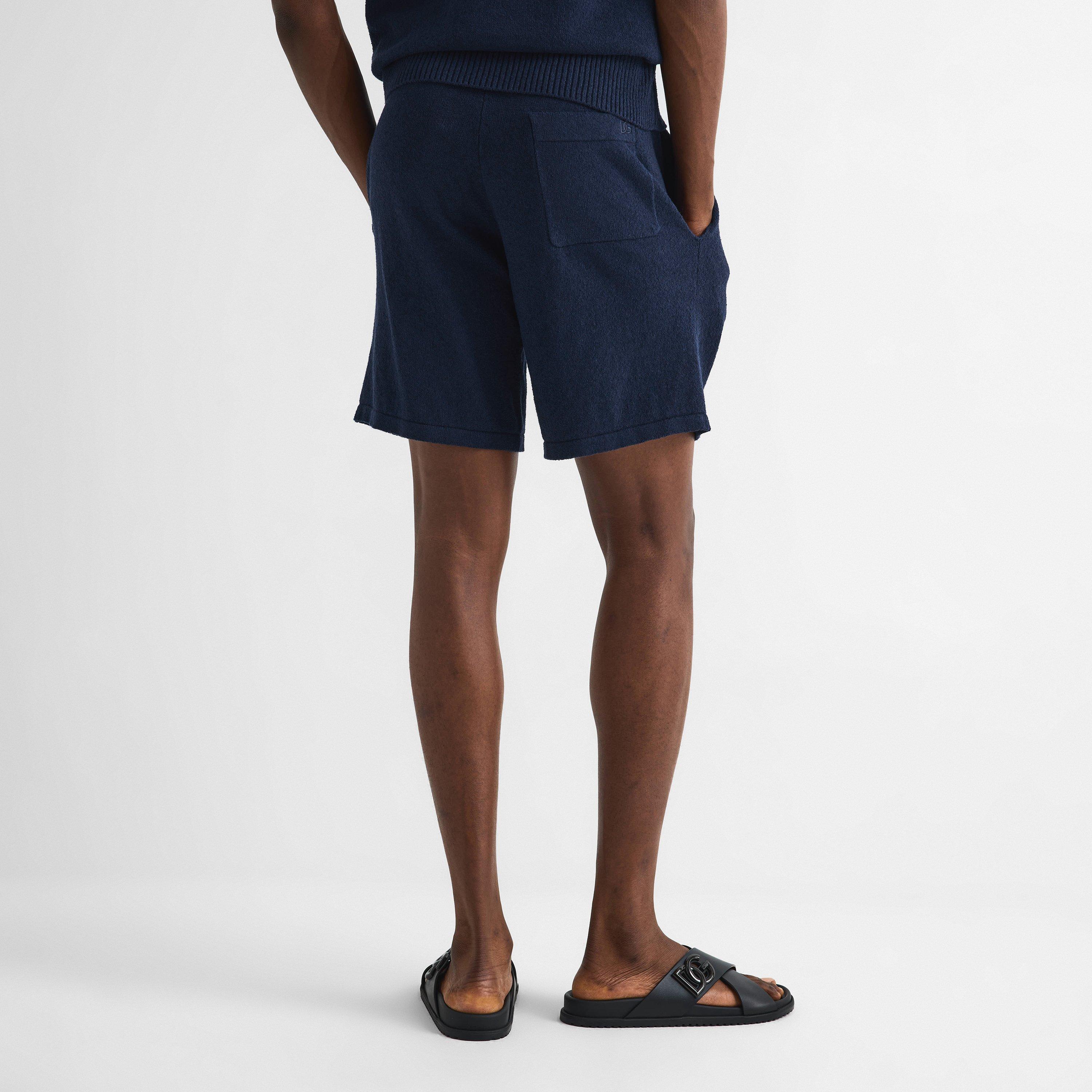 Blue - Dolce and Gabbana - Men's Woven Tracksuit Shorts - 4