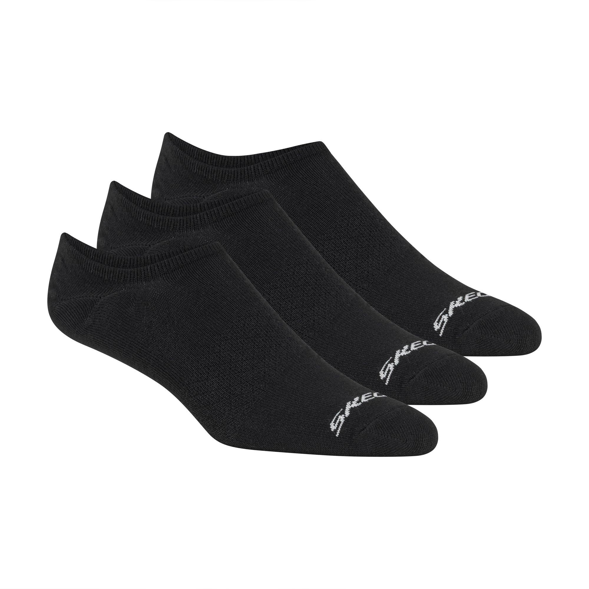 Black - Skechers - Men's Invisible Socks