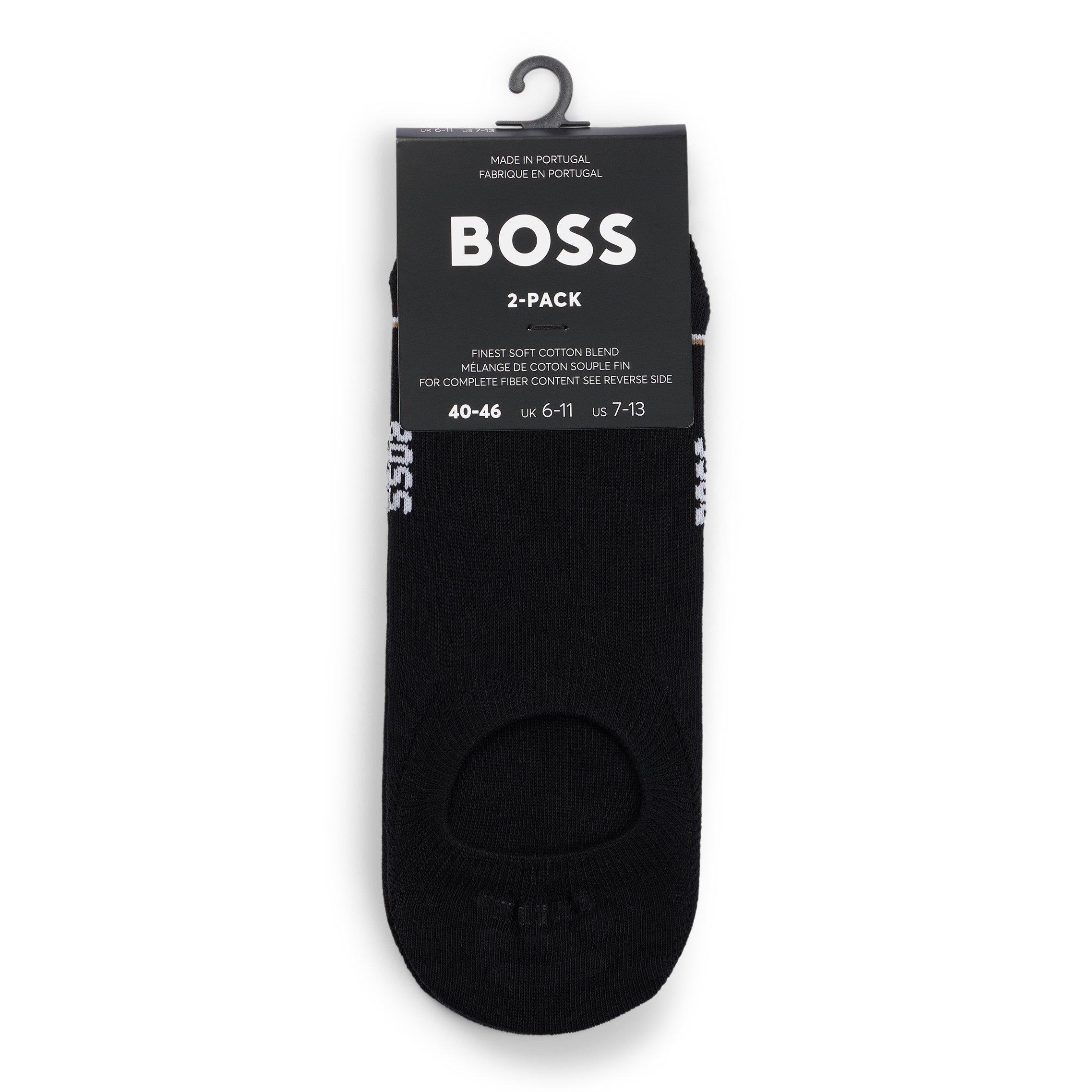Black 001 - Boss - 2-Pack Low Socks - 2
