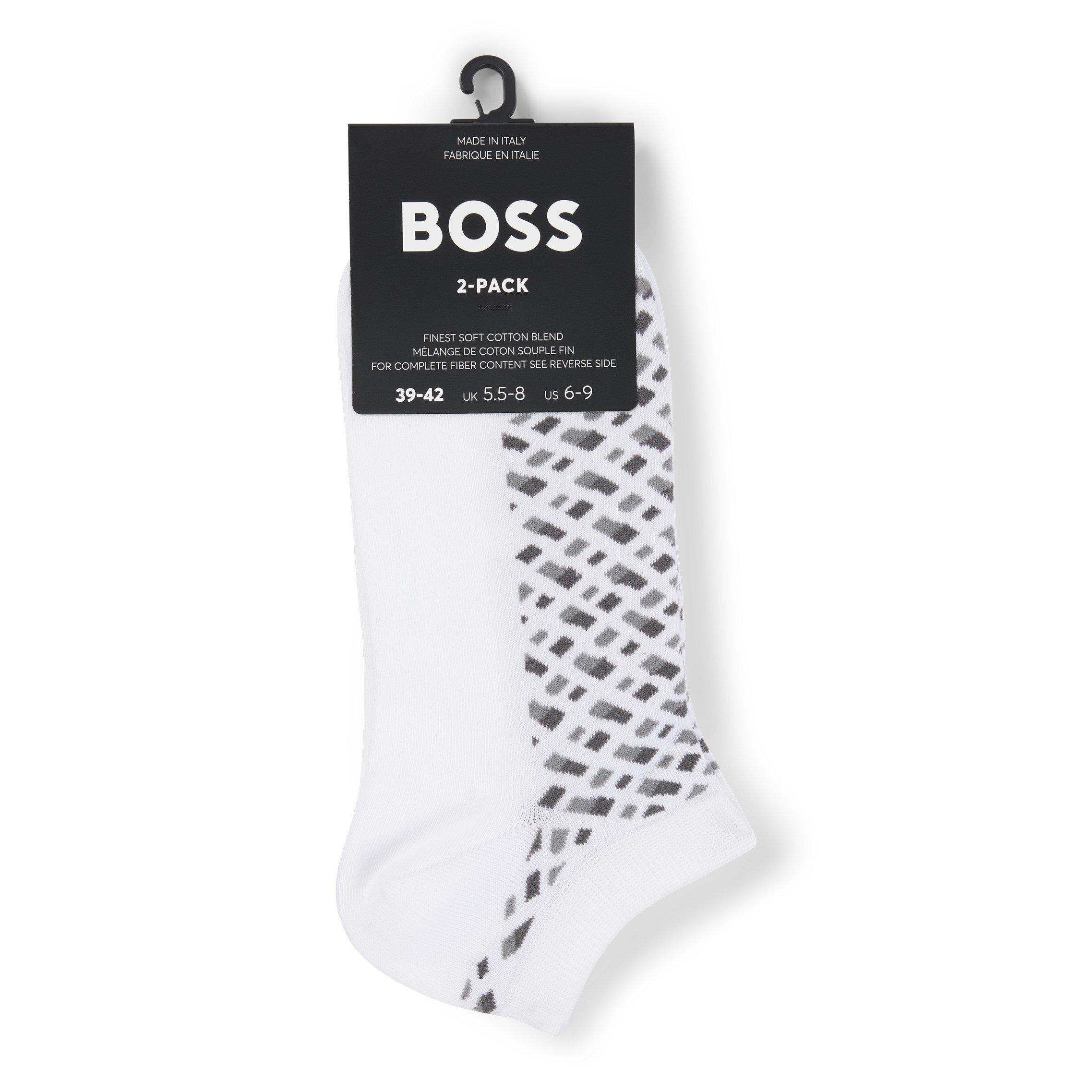 White 100 - Boss - 2-Pack Ankle Socks - 2