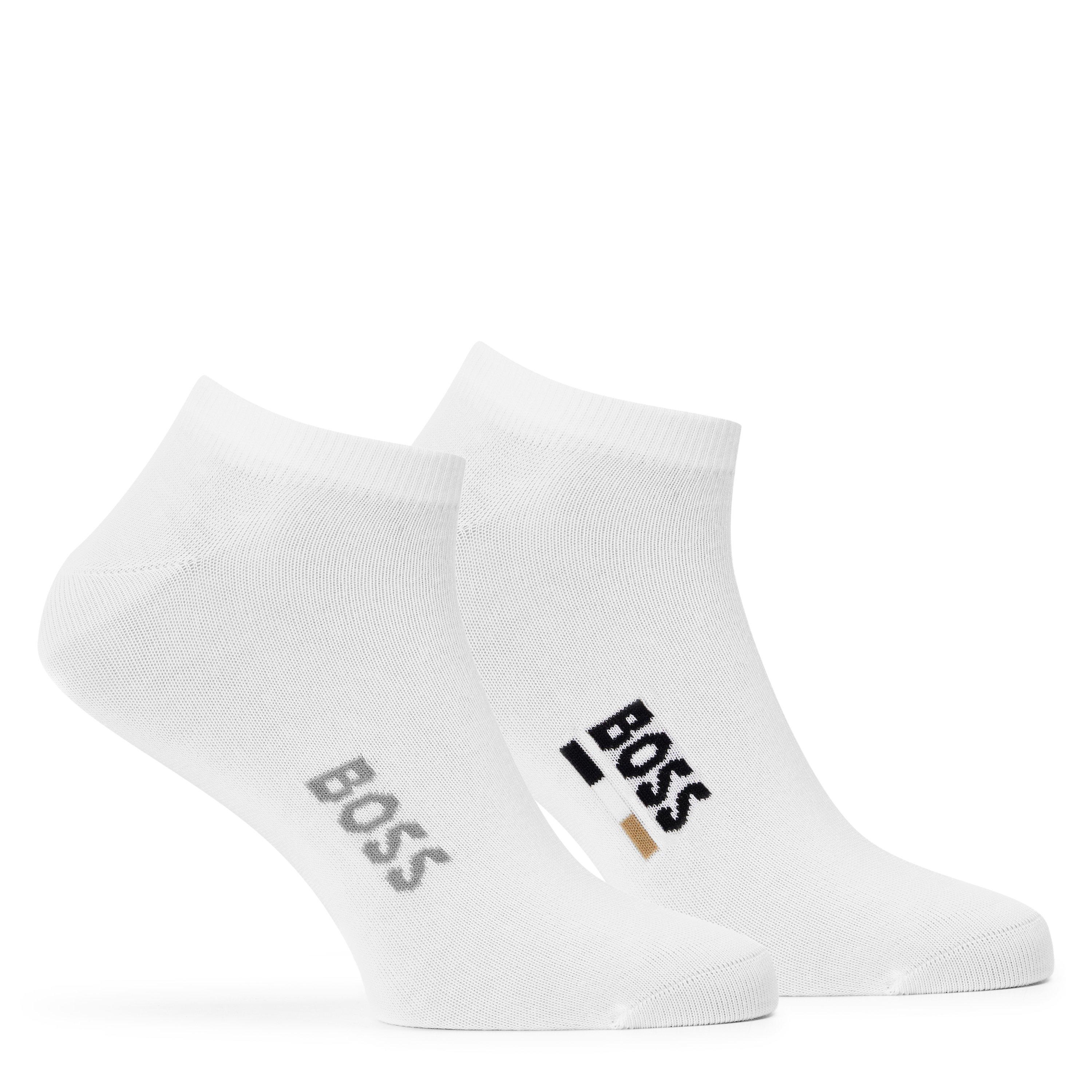 White 100 - Boss - BW 2pk AS Icon Logo Sn63 - 1