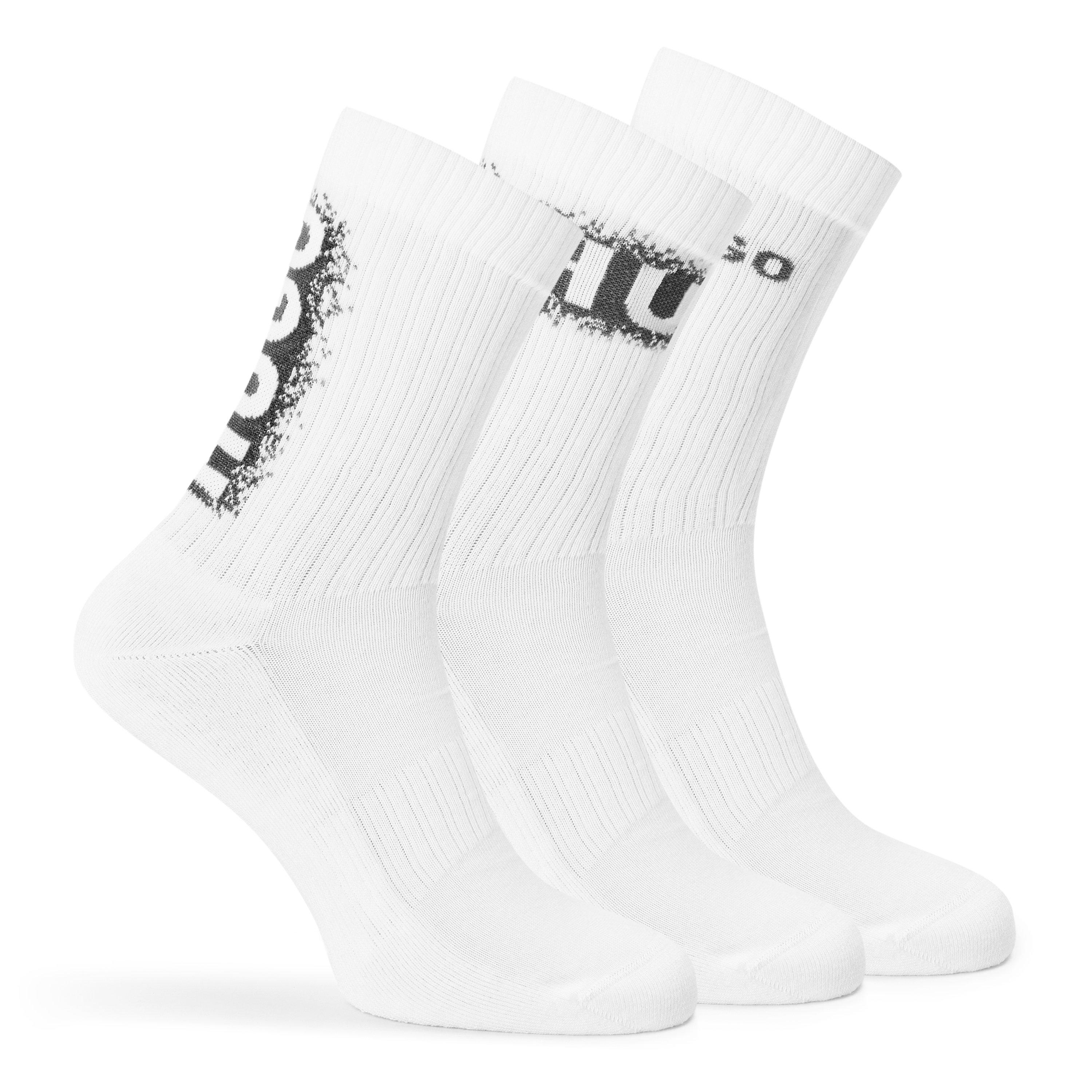 White 100 - Hugo - Men's Quarter Socks - 1