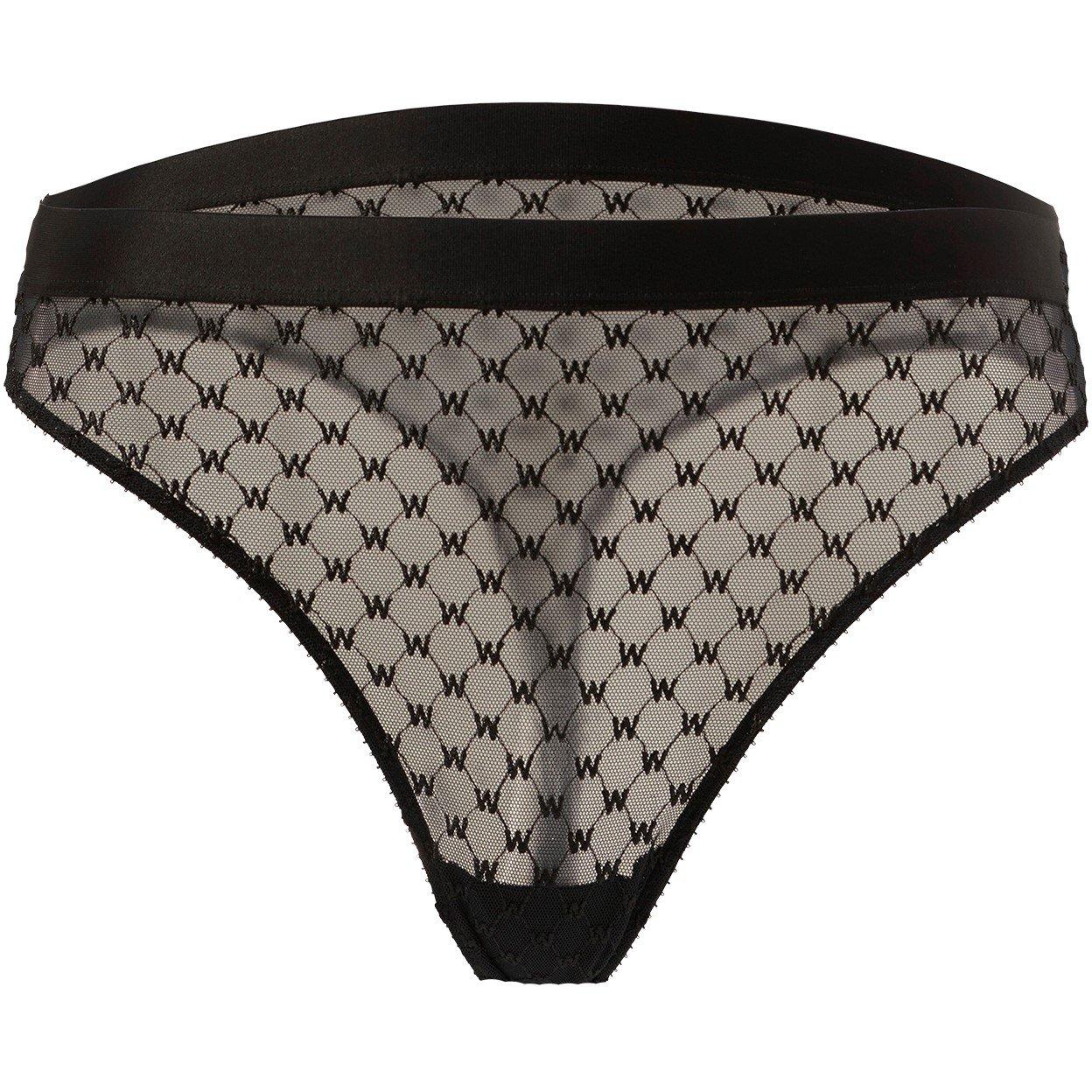 Wolford Women's Thong - Black - 16 (XL)