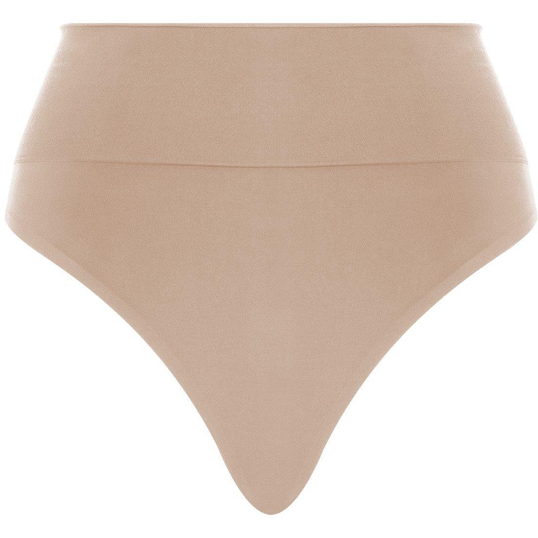 Wolford Women's High Waist Thong - Clay - 16 (XL)