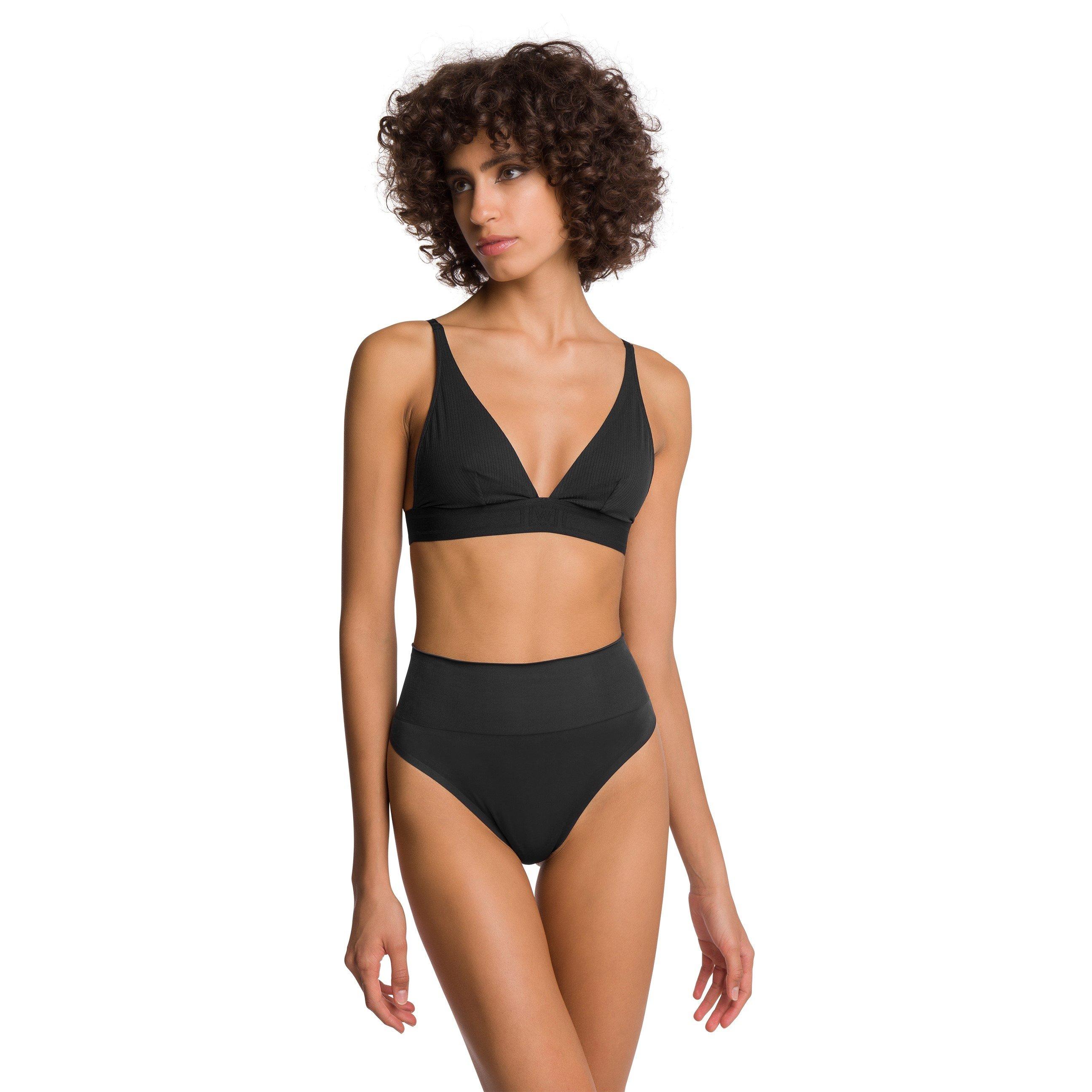 Black - Wolford - High Waist thong - 2