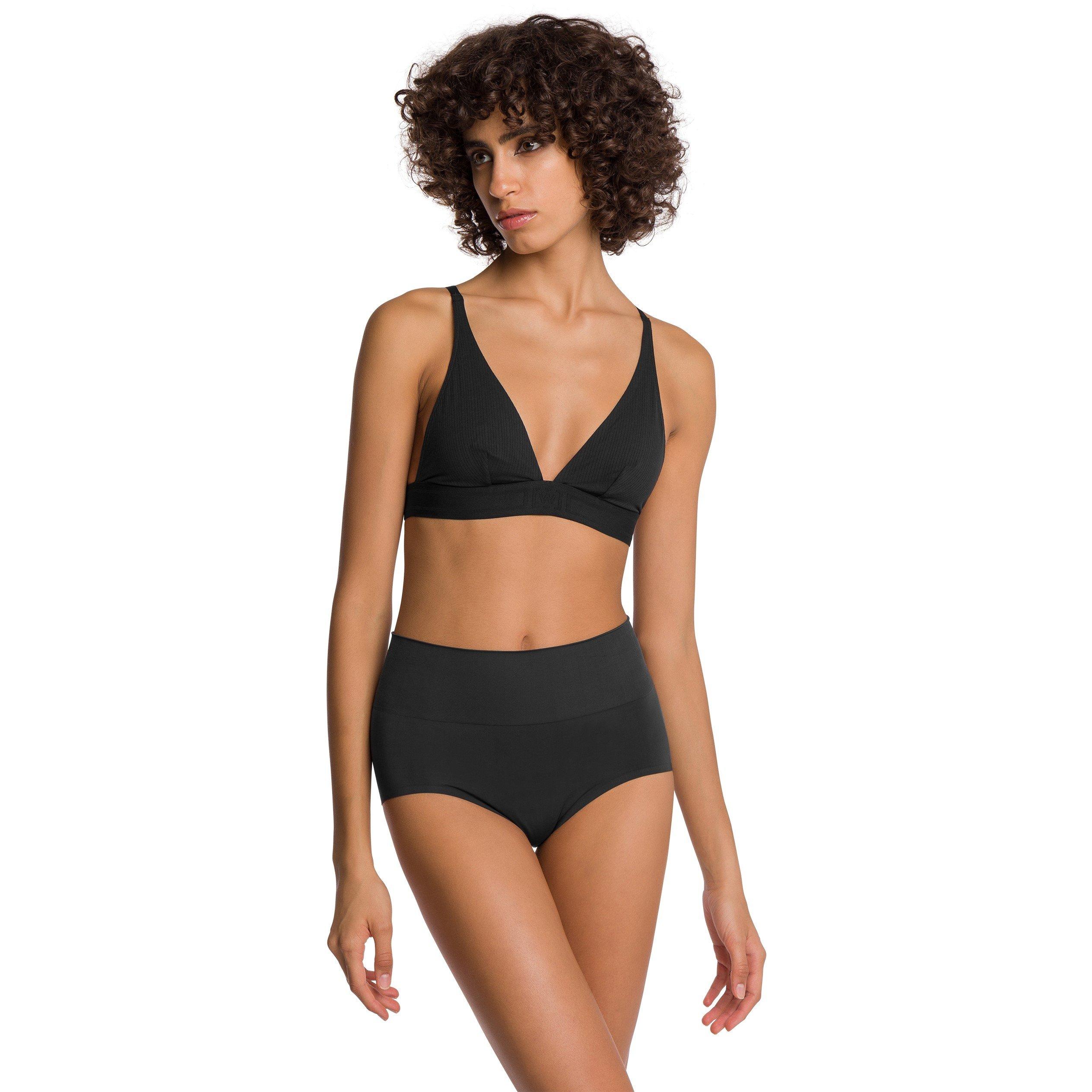 Black - Wolford - High Waist Brief - 2