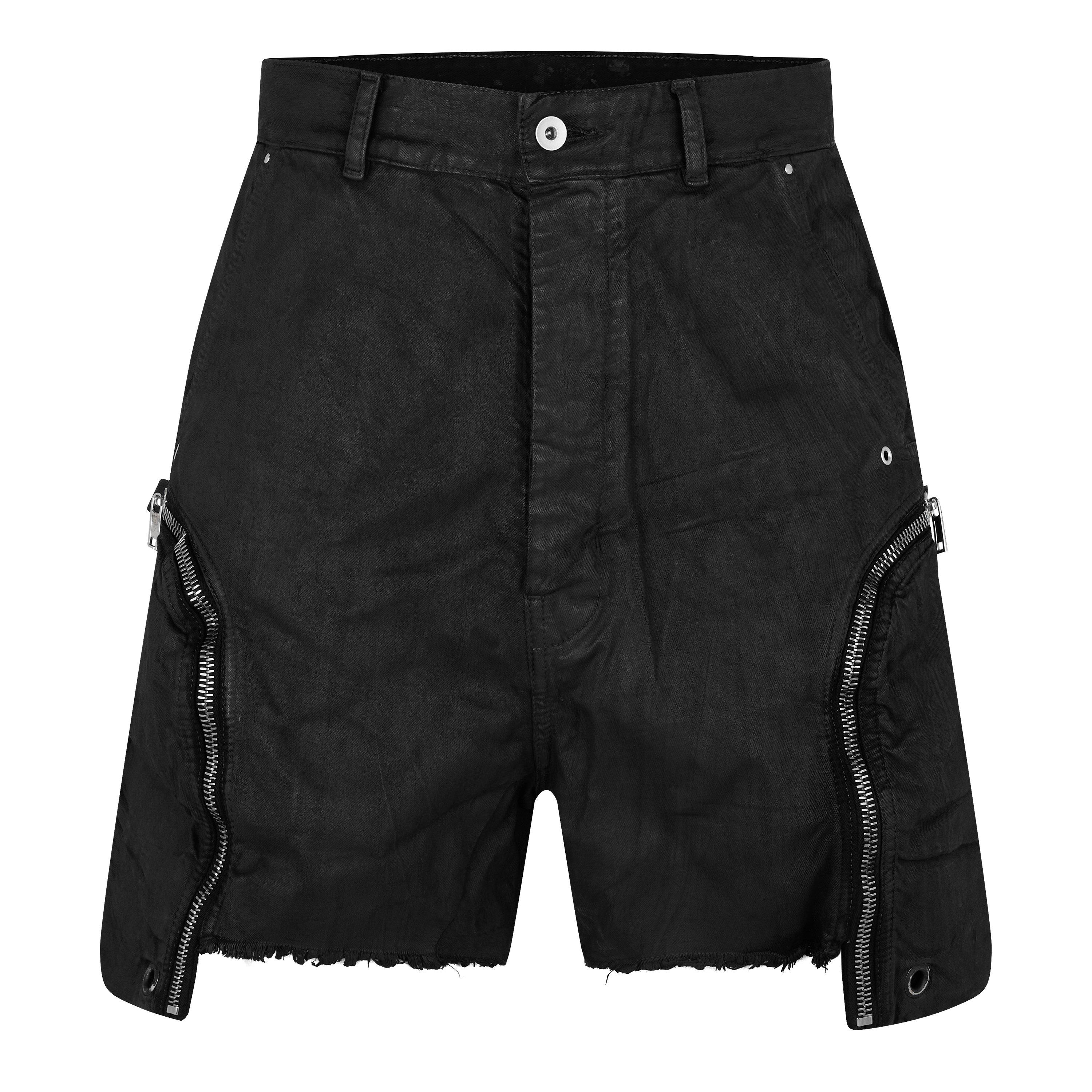 Black - Rick Owens Drkshdw - Men's DS Bauhas Woven Tracksuit Shorts - 1