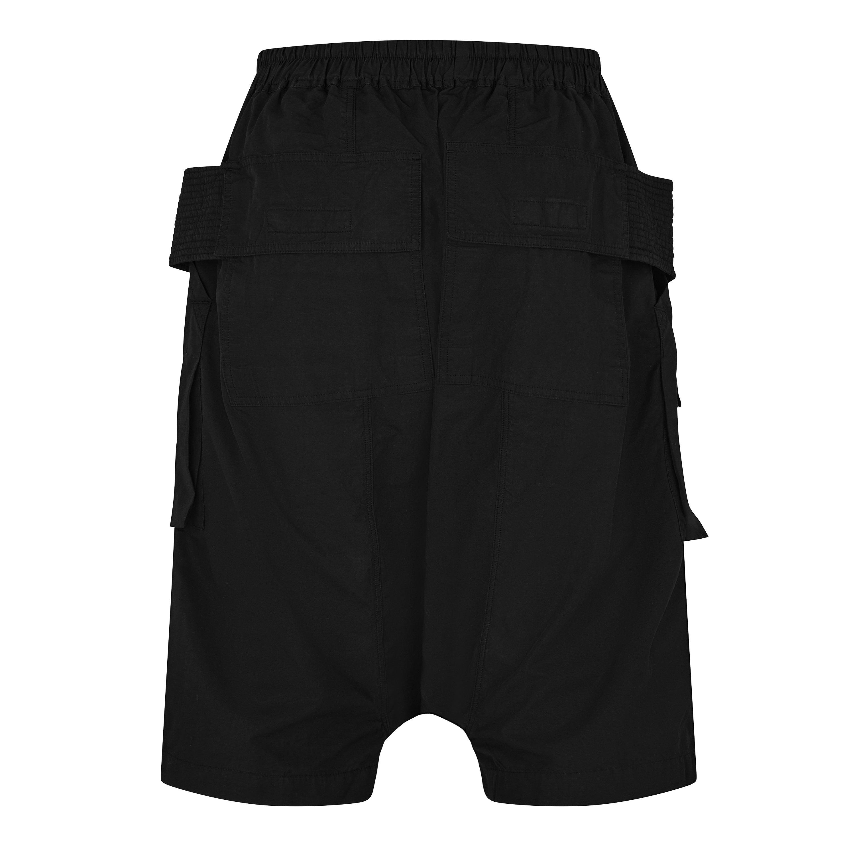 Black - Rick Owens Drkshdw - Men's CreatchShort Woven Tracksuit Shorts - 2