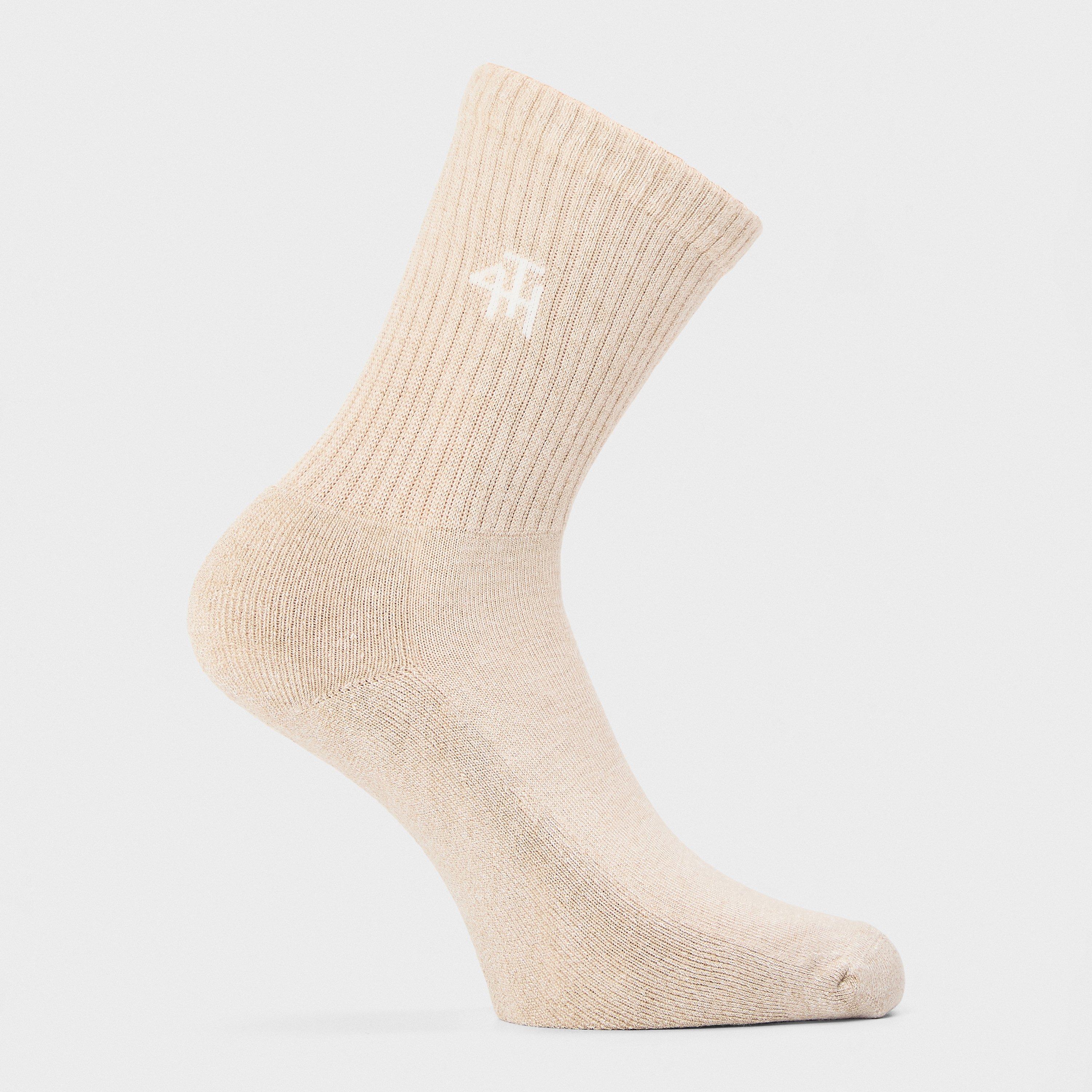 Chocolate - 4th and Reckless - Women's Autumn Crew Socks - 1