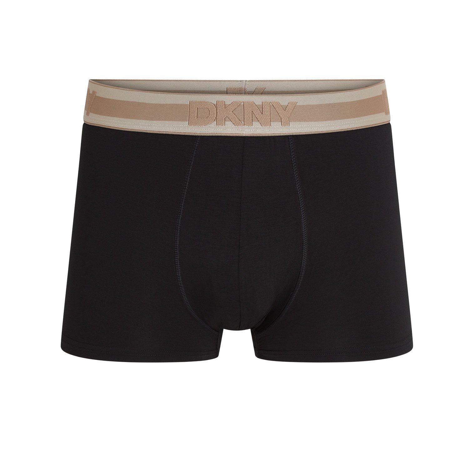 3pk Black - DKNY - Mens 3 Pack Trunks Greenville - 3