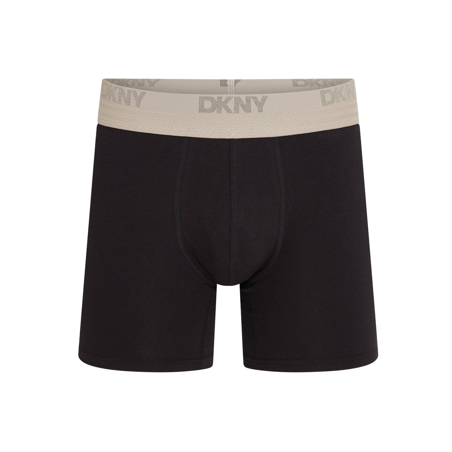 Black/Grey/Char - DKNY - Mens 3 Pack Trunks Harrison - 2
