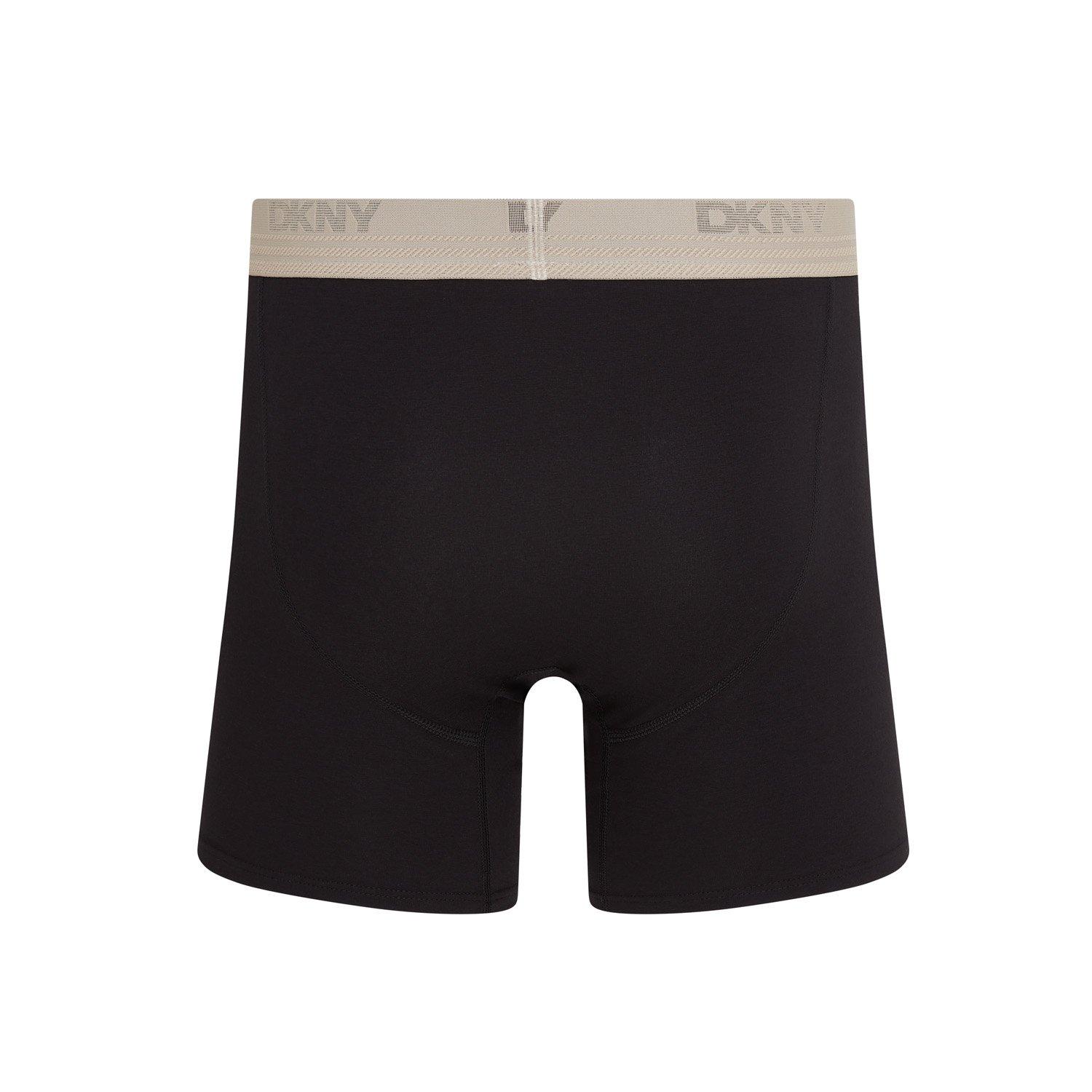 Black/Grey/Char - DKNY - Mens 3 Pack Trunks Harrison - 3