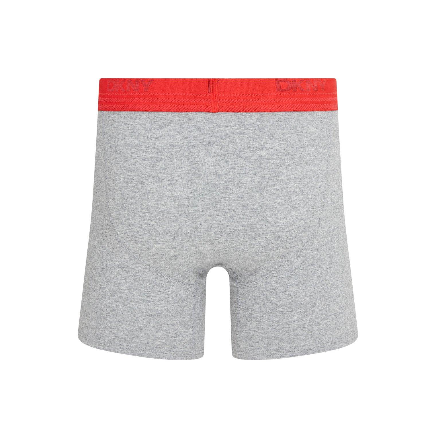 Black/Grey/Char - DKNY - Mens 3 Pack Trunks Harrison - 5