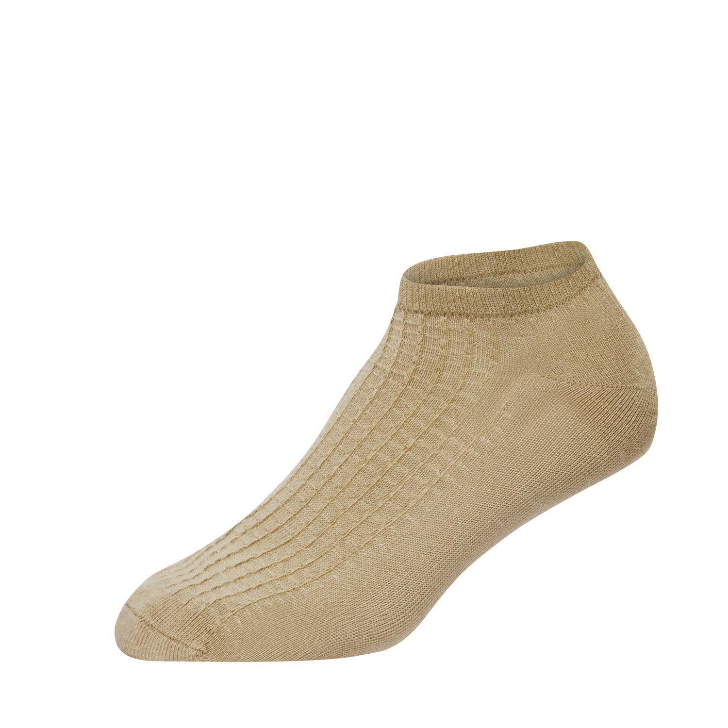 White/Khak/Oliv - DKNY - Mens 3 Pack Trainer Liners Leif - 2