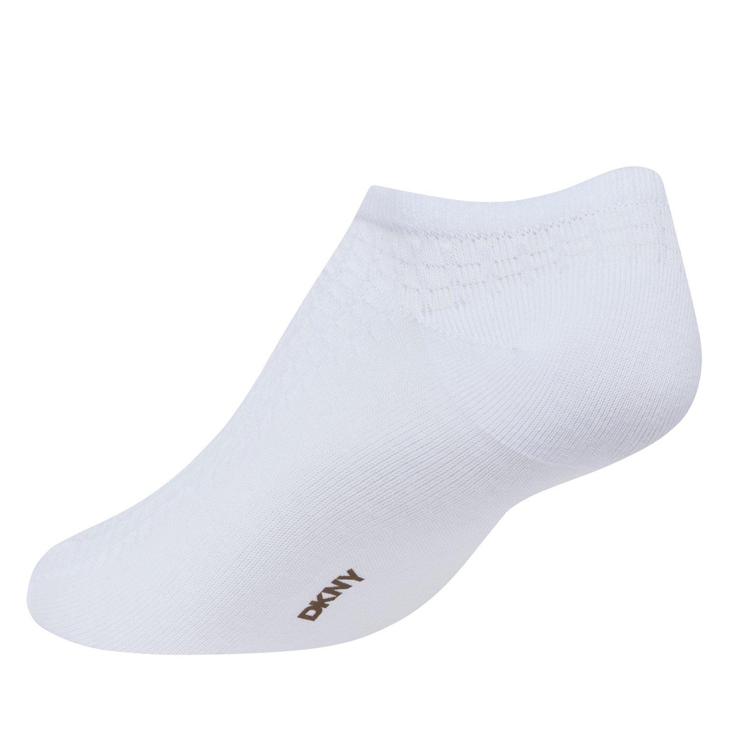 White/Khak/Oliv - DKNY - Mens 3 Pack Trainer Liners Leif - 5