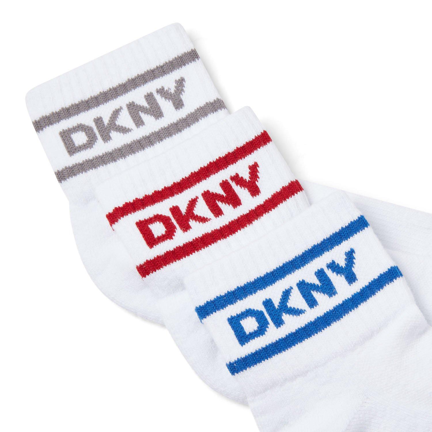 3pk Hvid - DKNY - Mens 3 Pack Sports Socks Apollo - 6
