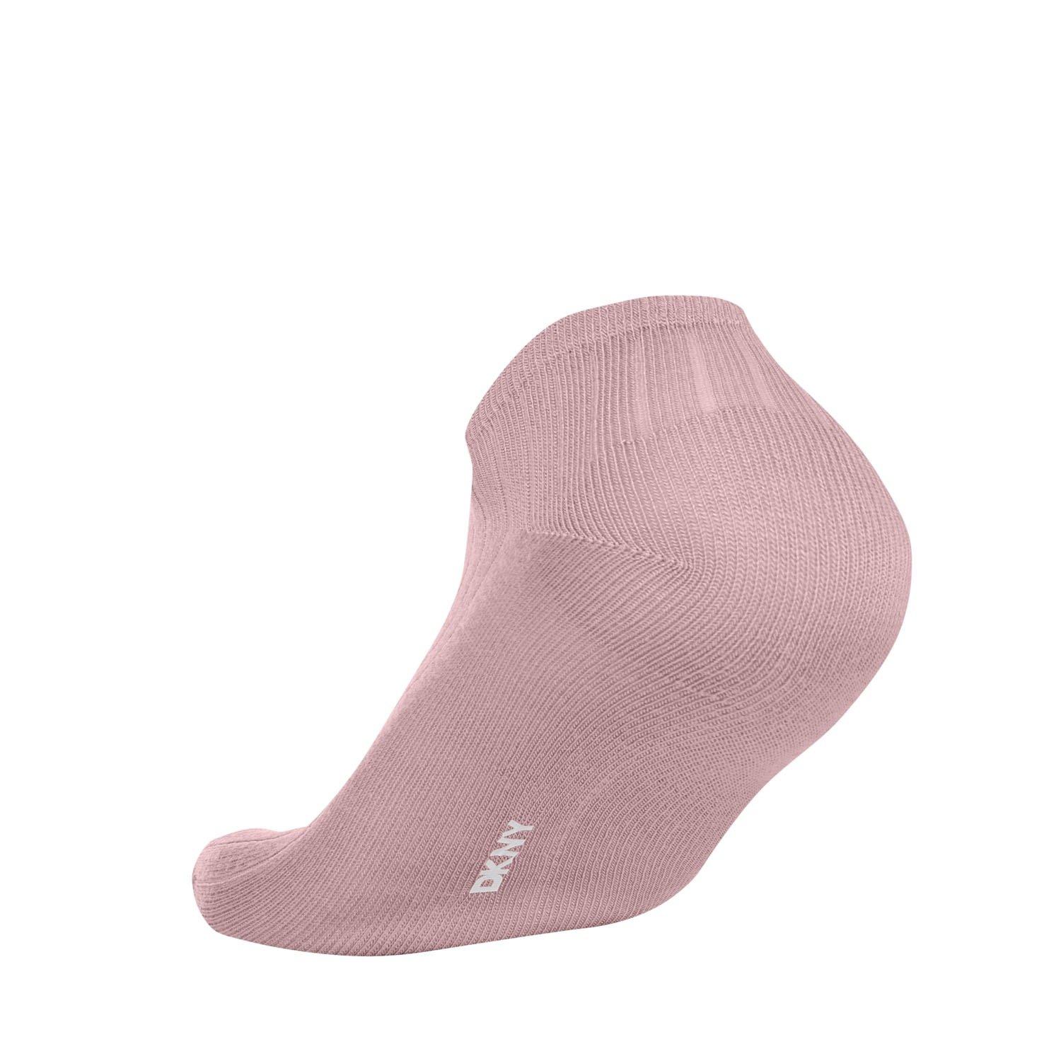 Mauve/Rose/Fig - DKNY - Womens 3 pack Trainer Liner Socks Ausha - 5
