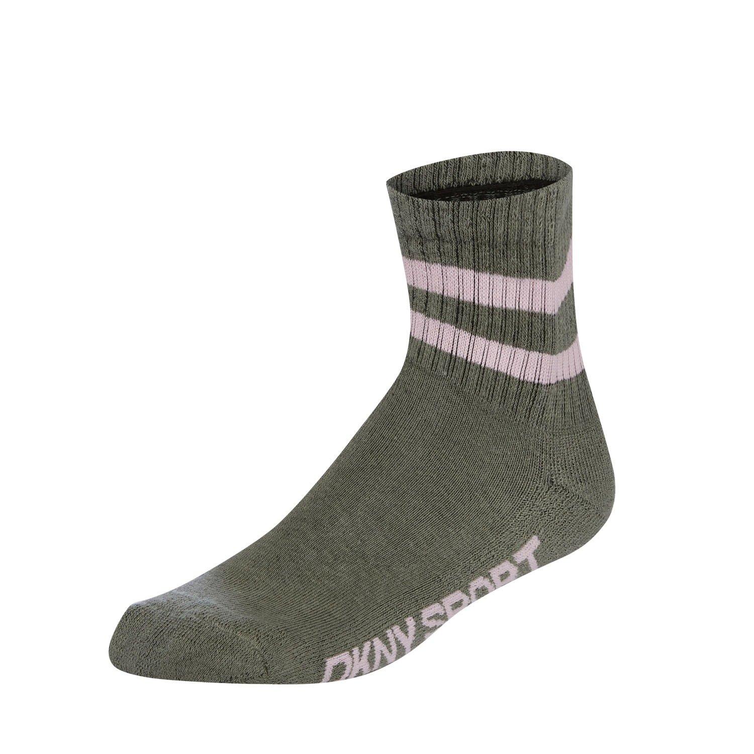 Khaki/Rosa/Weiß - DKNY - Womens 3 pack Sports Socks Chaya - 5