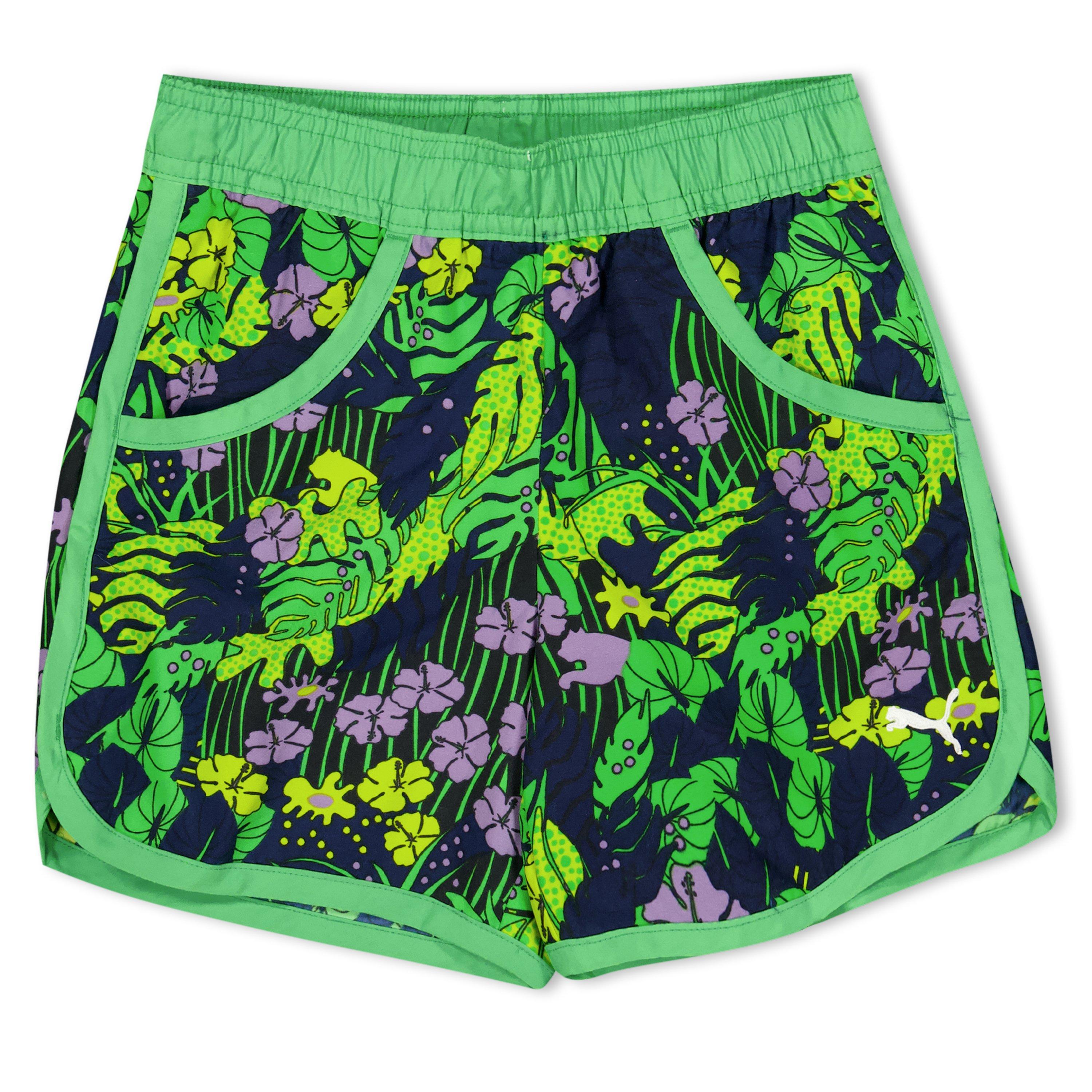 Puma Girls Beach Shorts Juniors - Green - 16 (4XL)