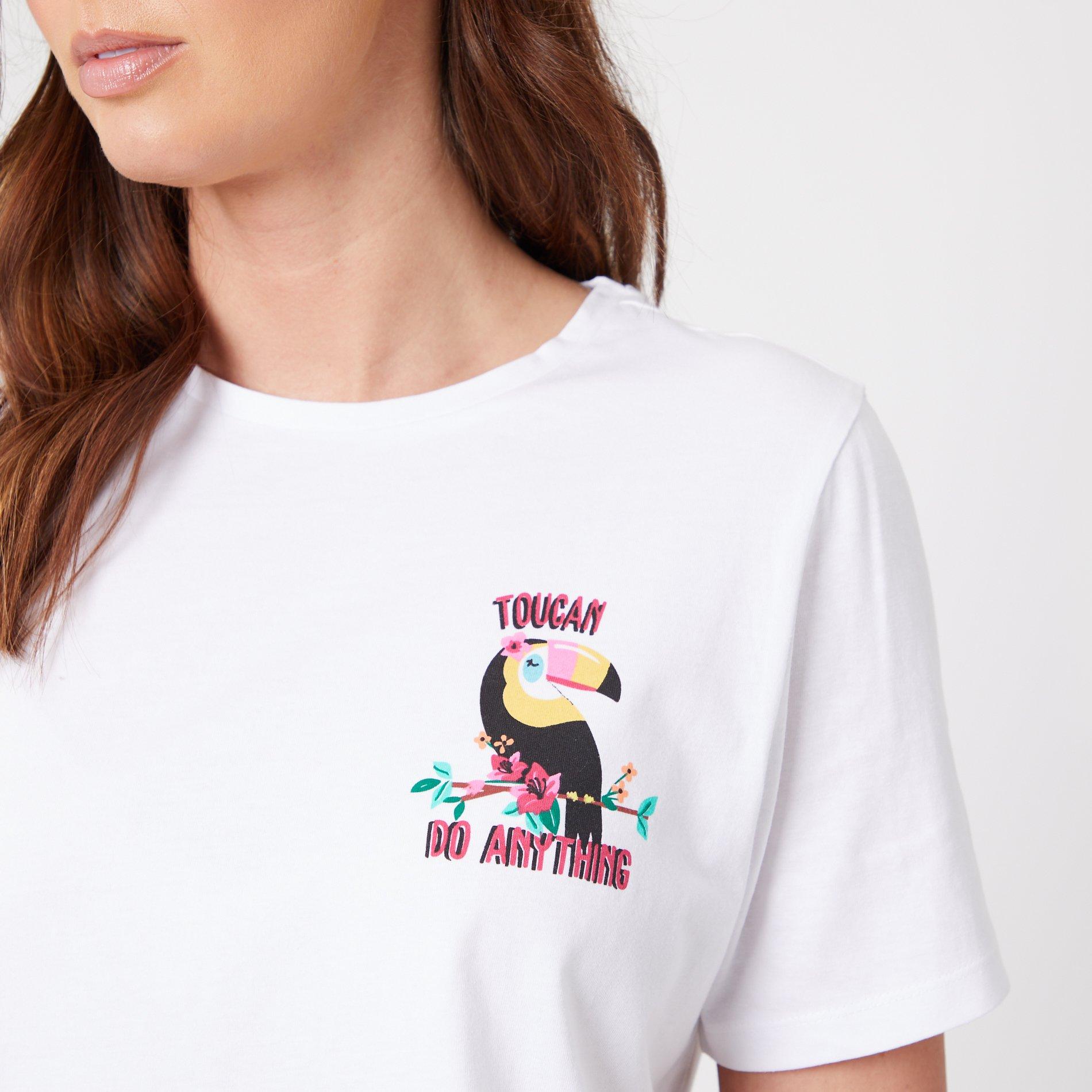 Black/Multi - Be You - Jersey Toucan Tropical Cropped Pyjama Set - 2