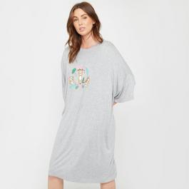 Be You Sloth Sloth Oversized Nightdress